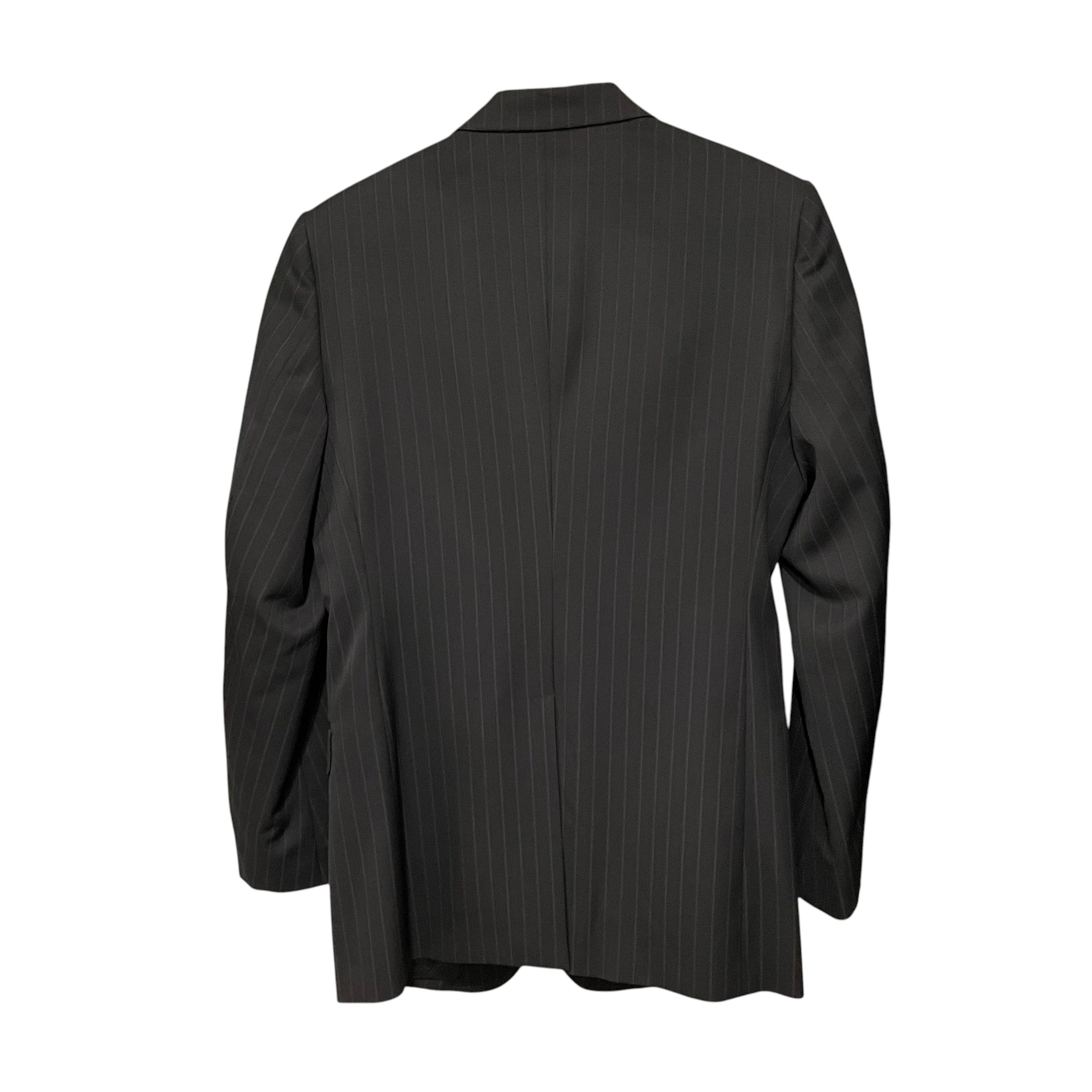 DOLCE&GABBANA/Tailored Jkt/46/Cotton/BLK/Stripe/G109ET view 2