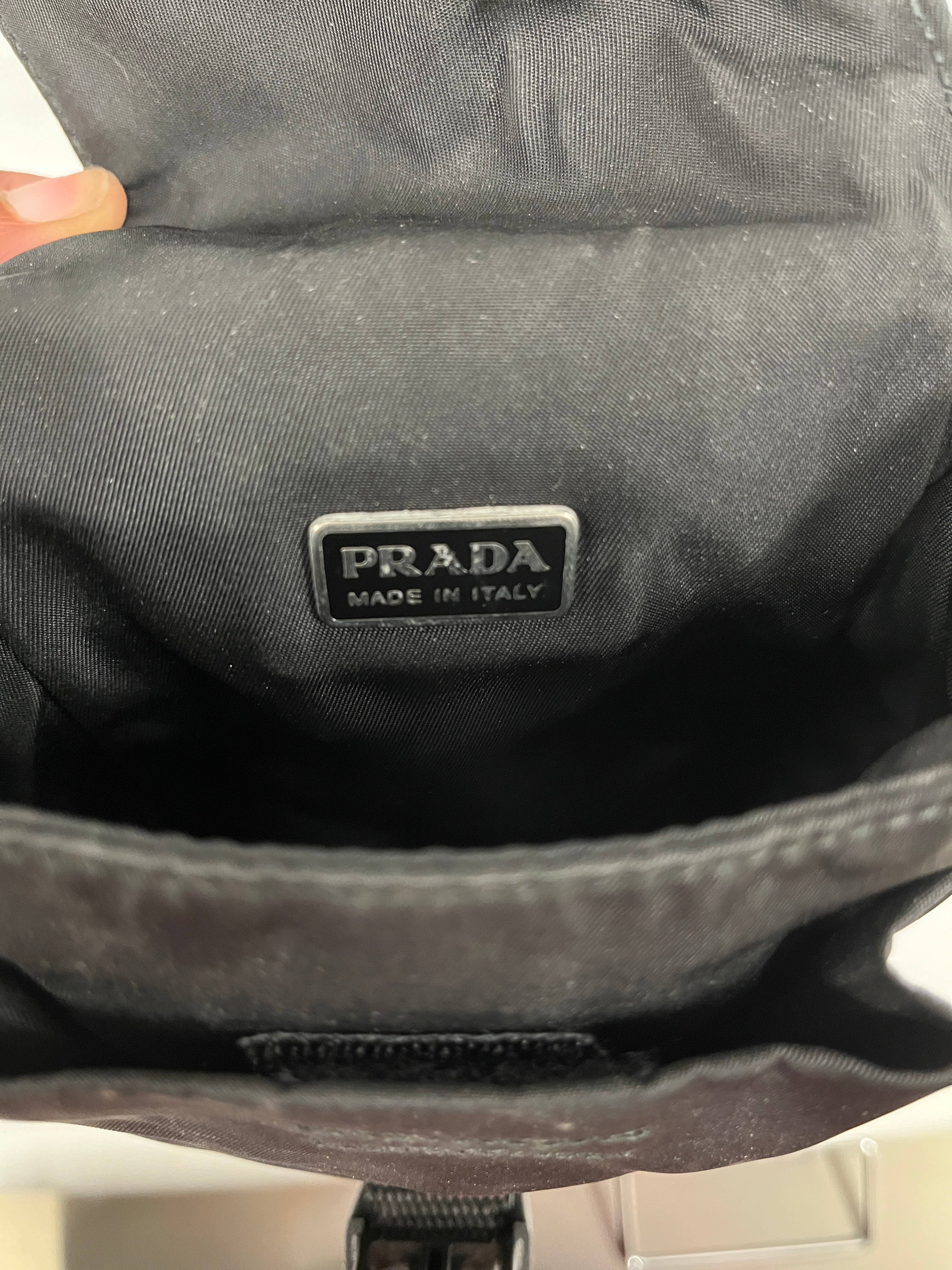 PRADA/Pouch/Nylon/BLK/POUCH view 3