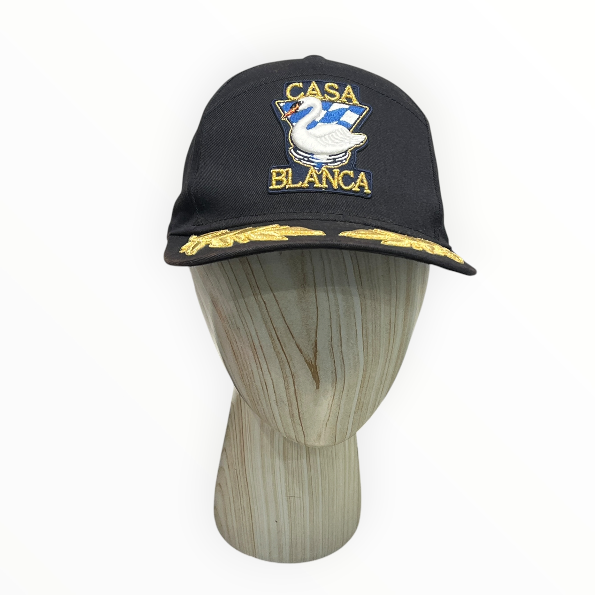 CASABLANCA/Classic Hat/OS/Graphic/Cotton/BLK/M's/PAR AVION LAUREL CAP view 1