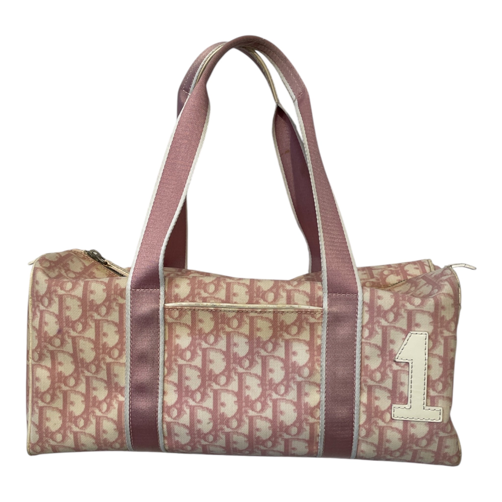 Christian Dior/Bag/Monogram/Cotton/PNK/DIORISSIMO GIRLY BOSTON
