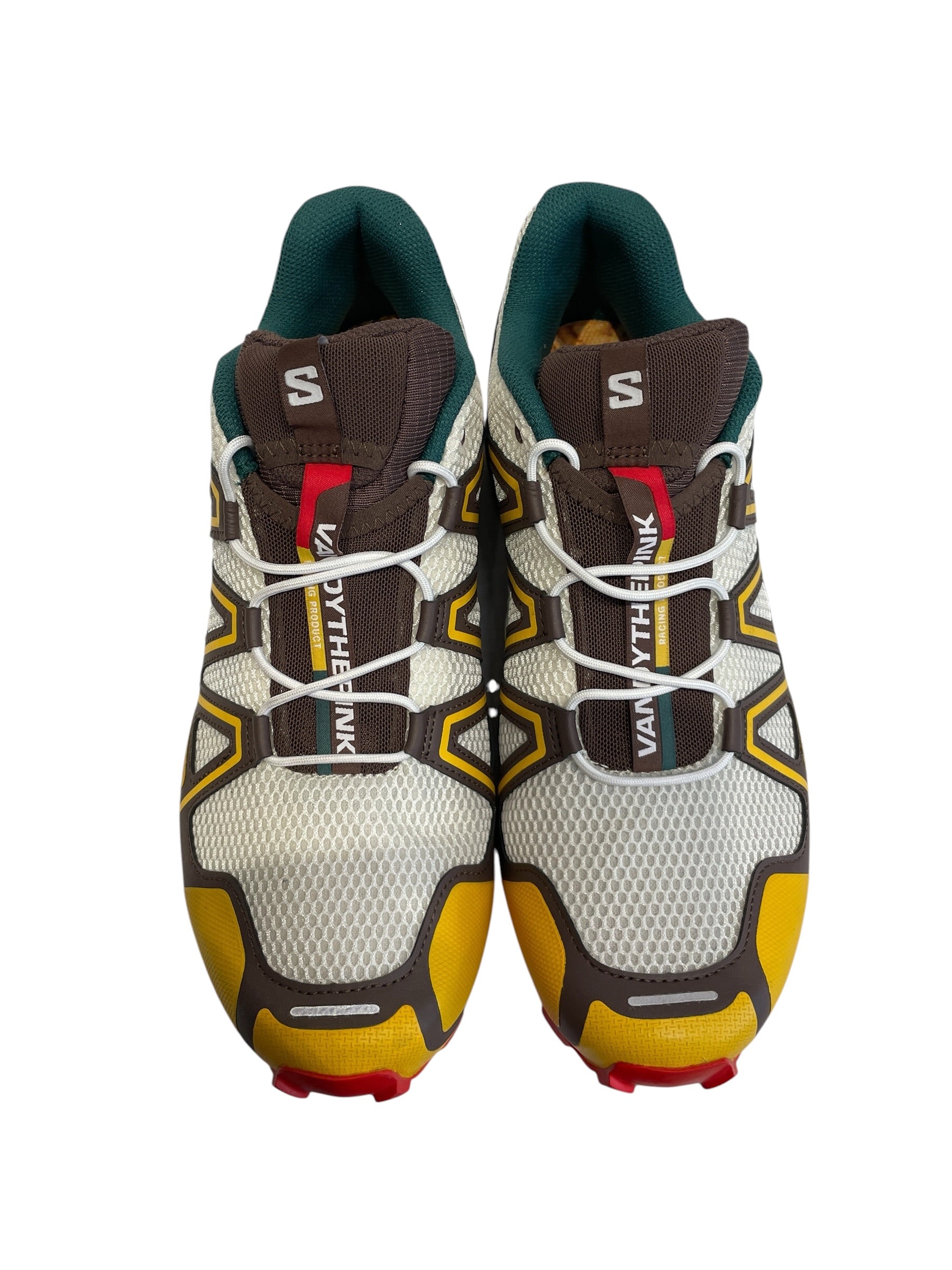 salomon/Low-Sneakers/US 13/Leather/YEL/SALOMON X VANDYTHEPINK SPDCRSS view 4