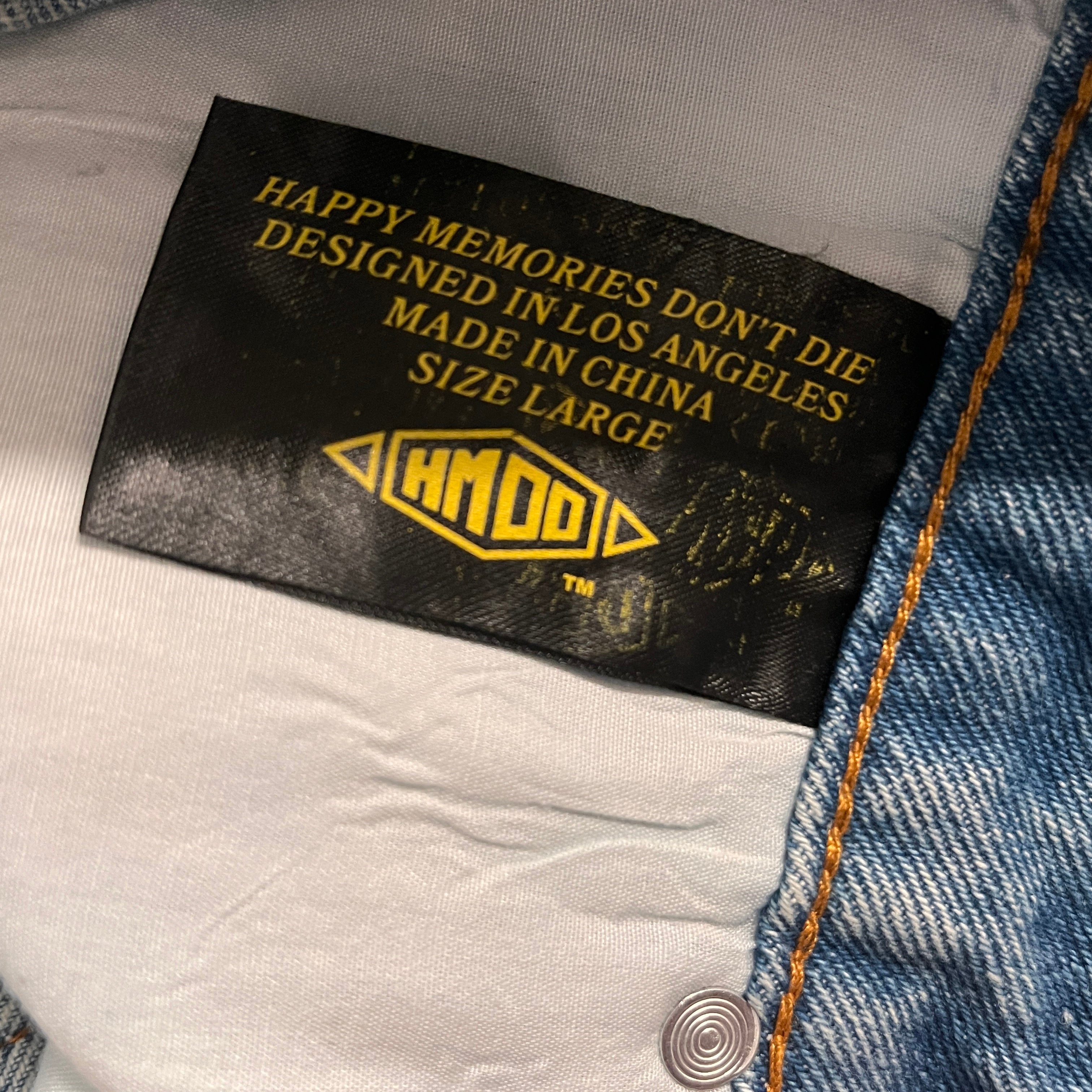 HMDD(Happy Memories Don't Die)/Shorts/L/Denim/BLU/Rhinestone view 4