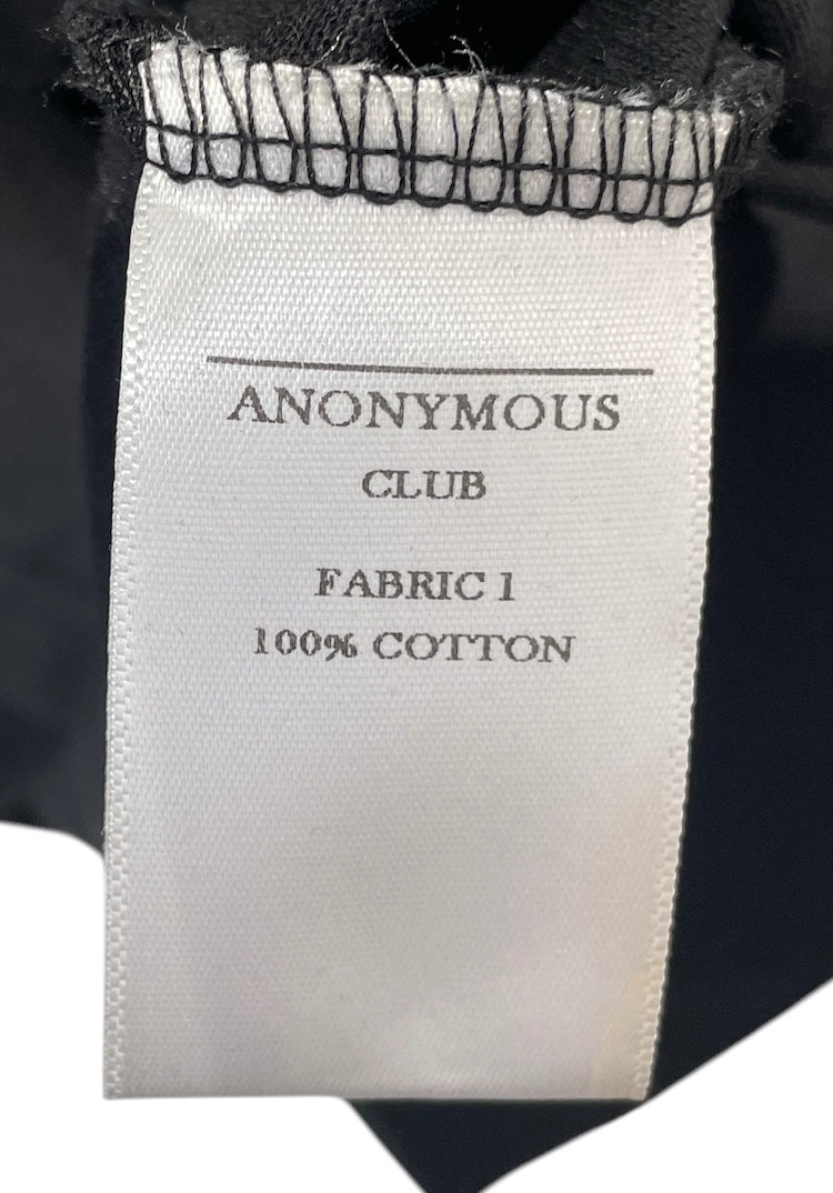 ANONYMOUS CLUB/T-Shirt/M/Cotton/BLK/club couture view 4