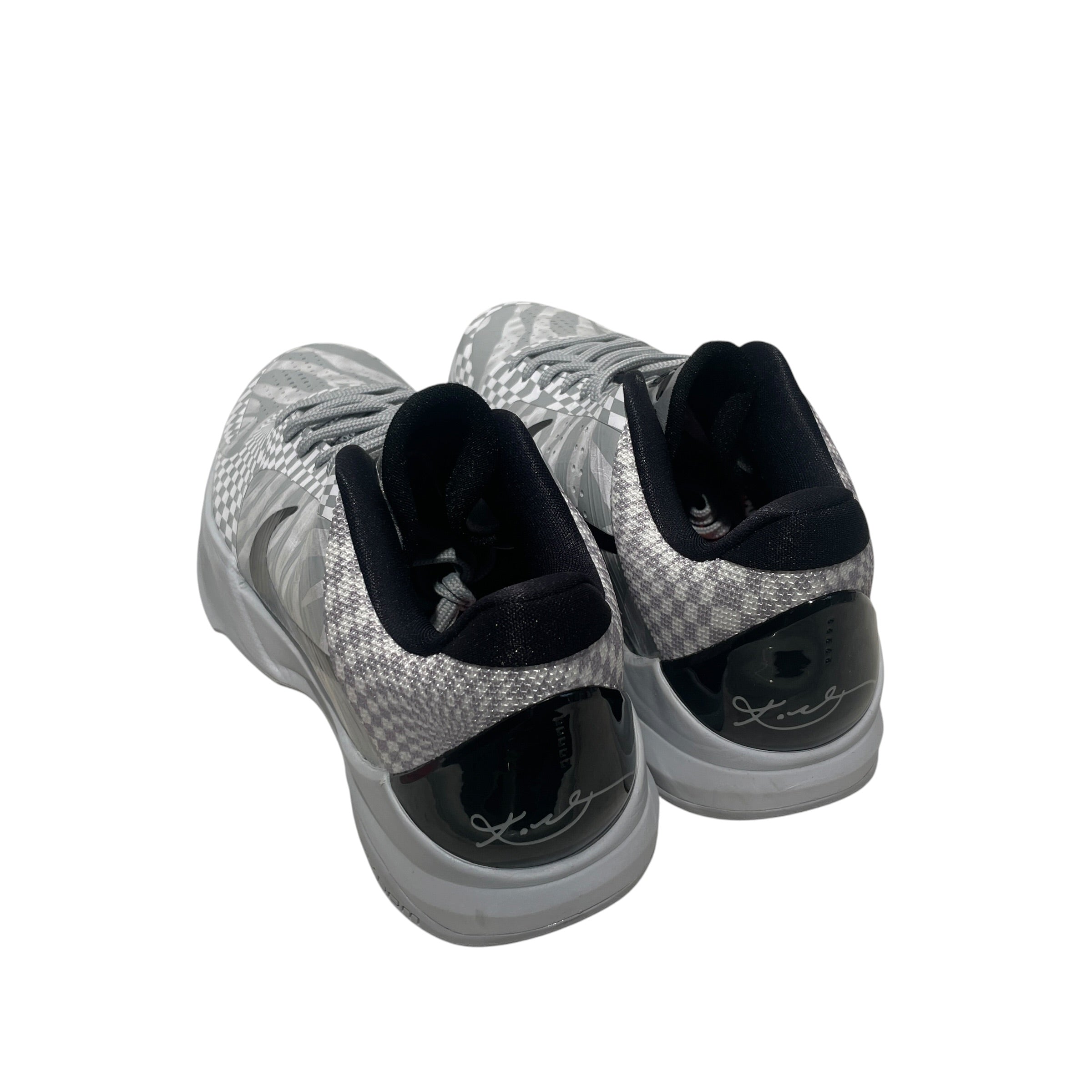 NIKE/Low-Sneakers/US 9/Nylon/GRY/kobe 5 zebra view 2