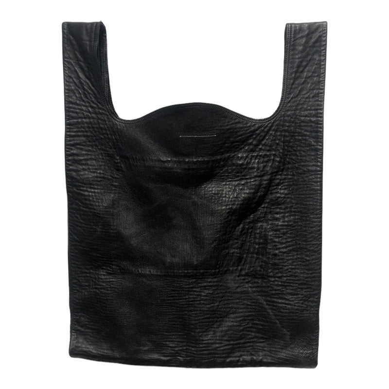 MM6/Tote Bag/Leather/BLK/