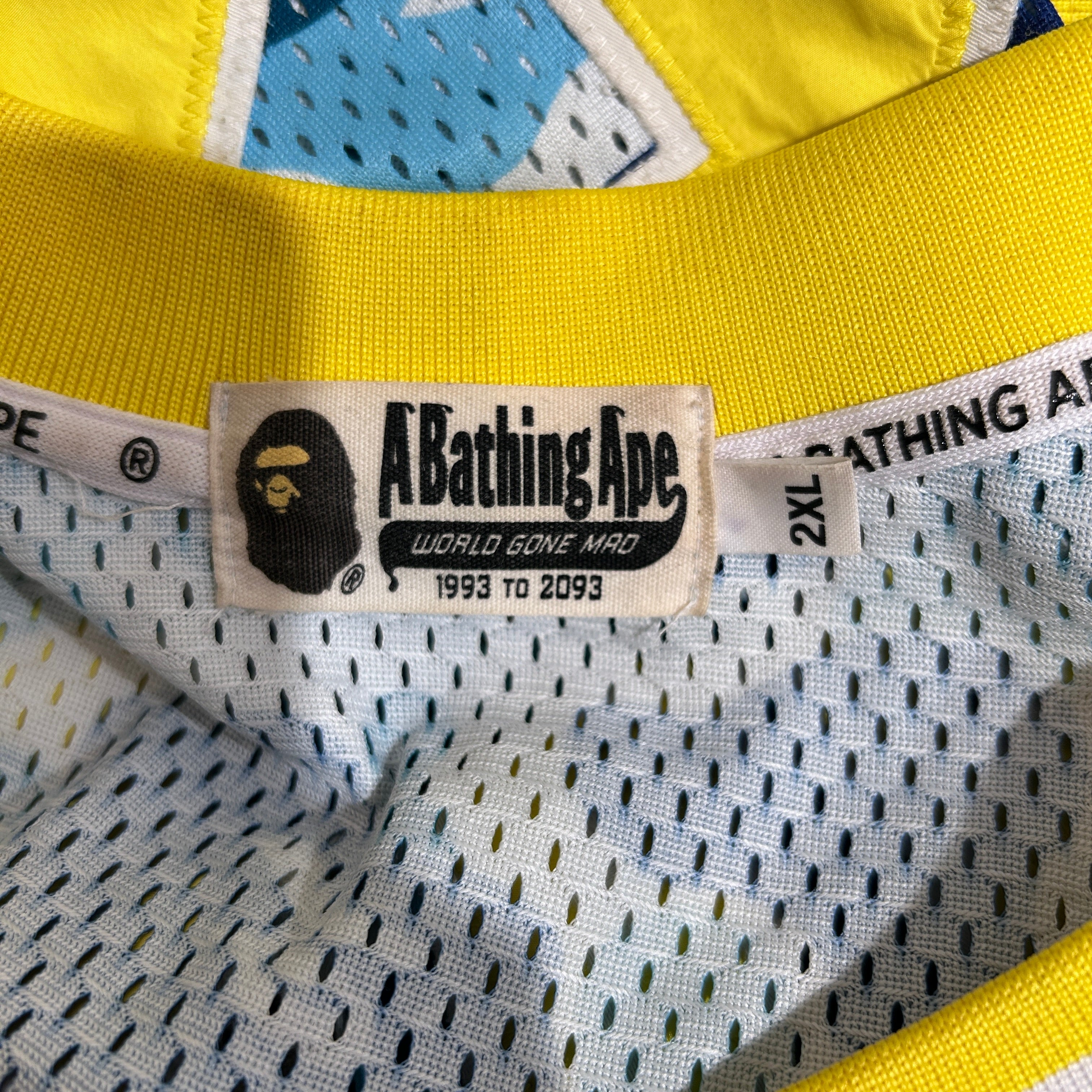 A BATHING APE/Tank Top/XXL/Cotton/BLU/Camouflage/BAPE 88 view 3