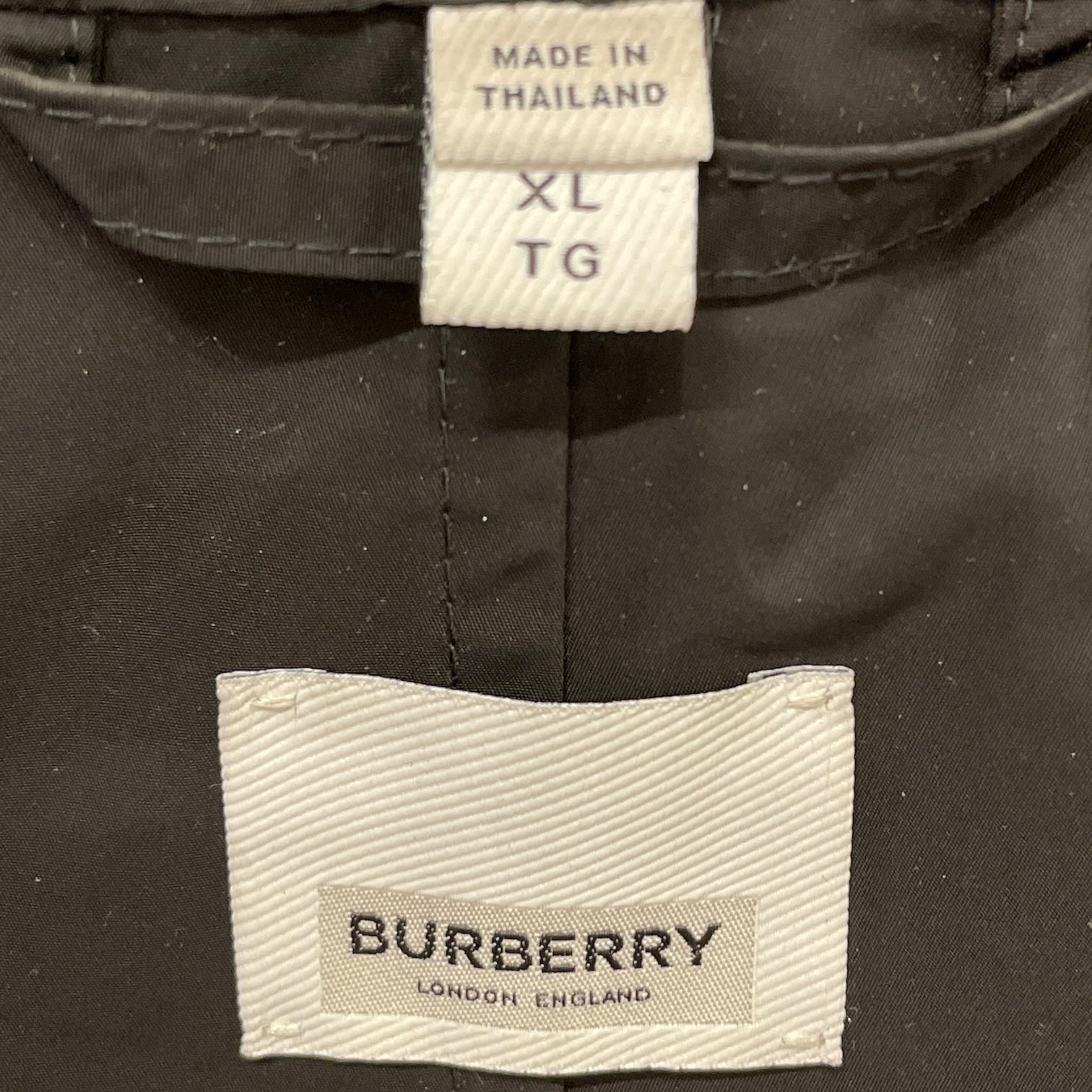BURBERRY/Windbreaker/XL/Nylon/BLK/COMPTON LOGO WINDBREAKER view 3