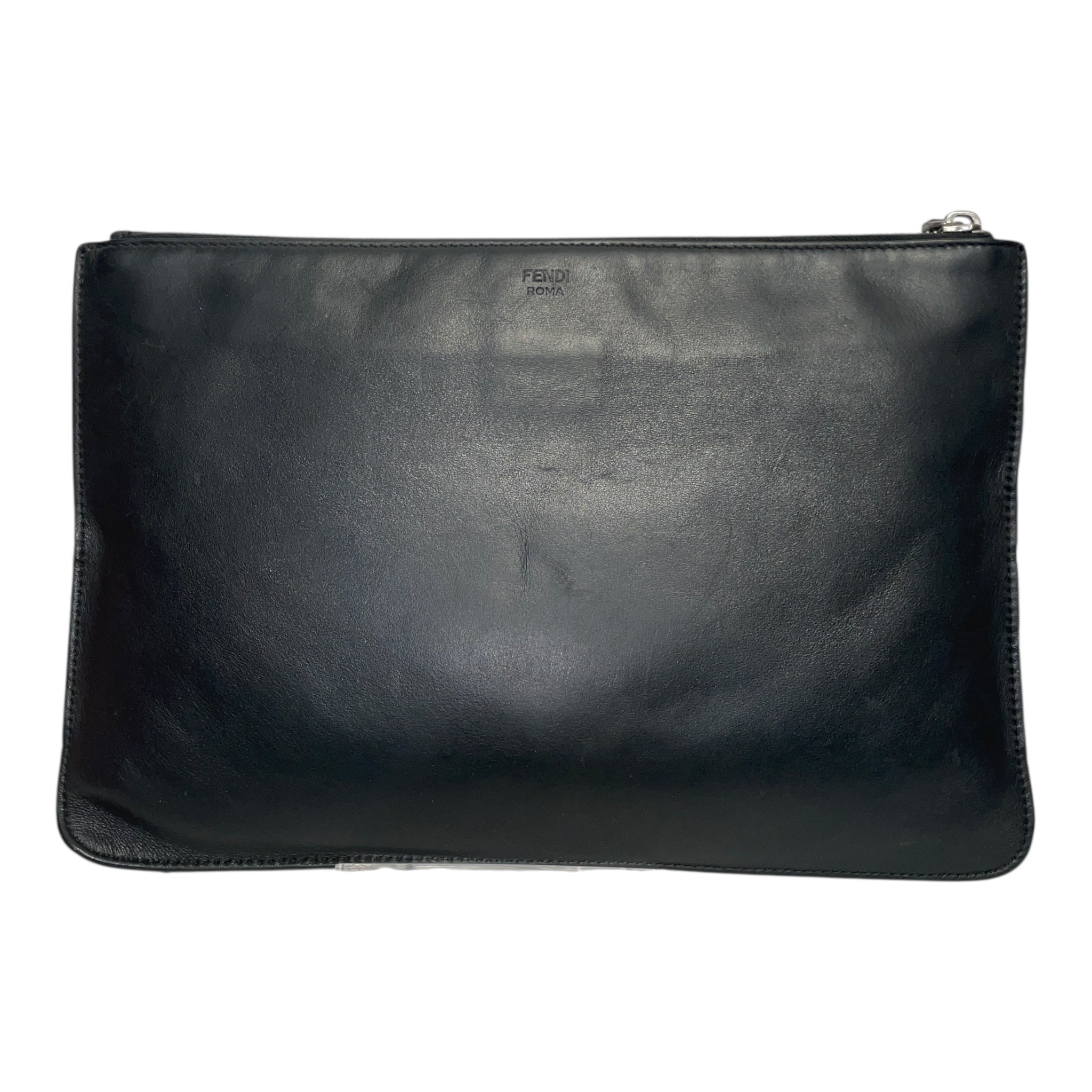 FENDI/Pouch/Leather/BLK/fendi eye view 2