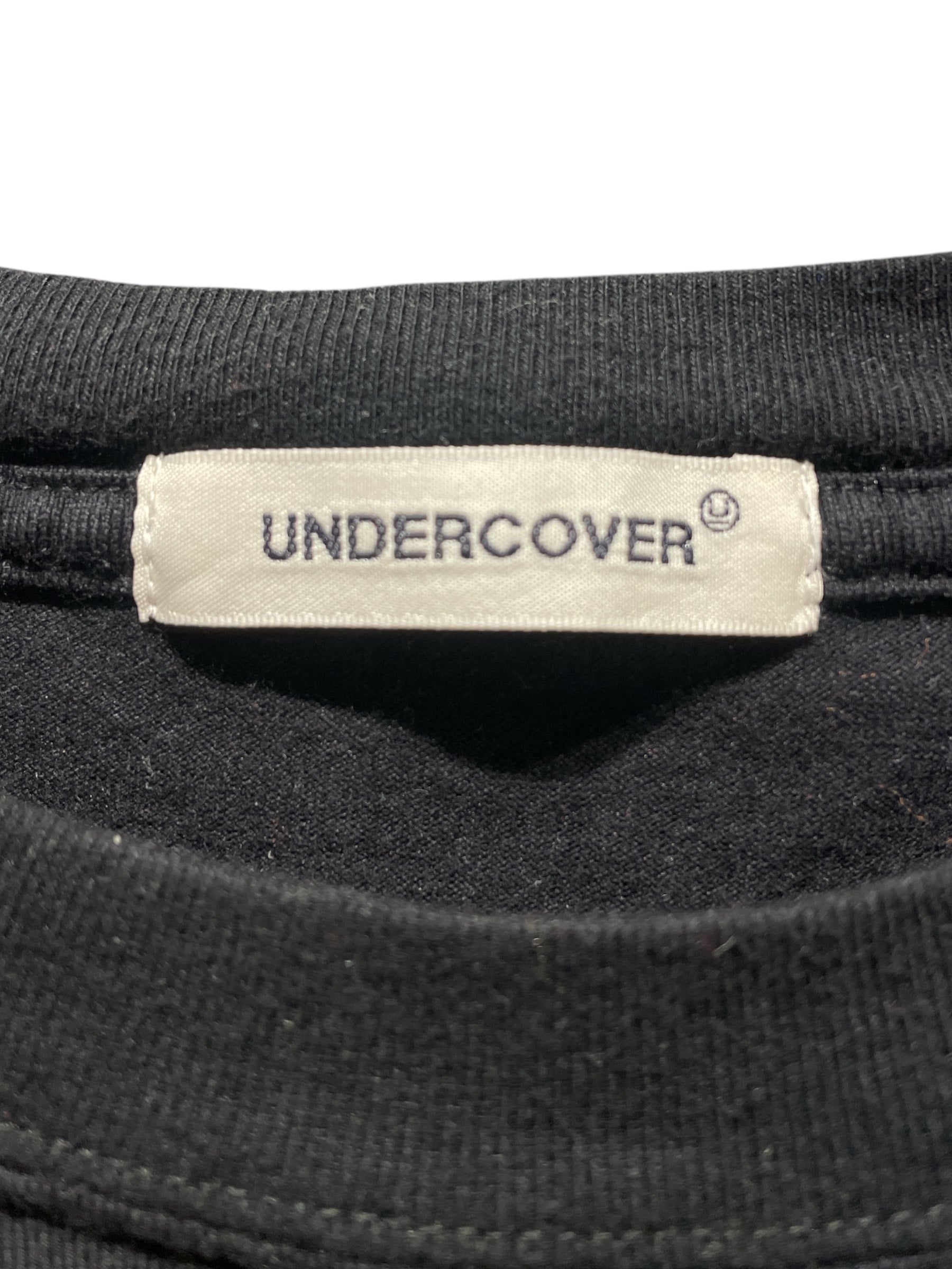 UNDERCOVER/T-Shirt/3/Cotton/BLK/Graphic/apple fang view 3