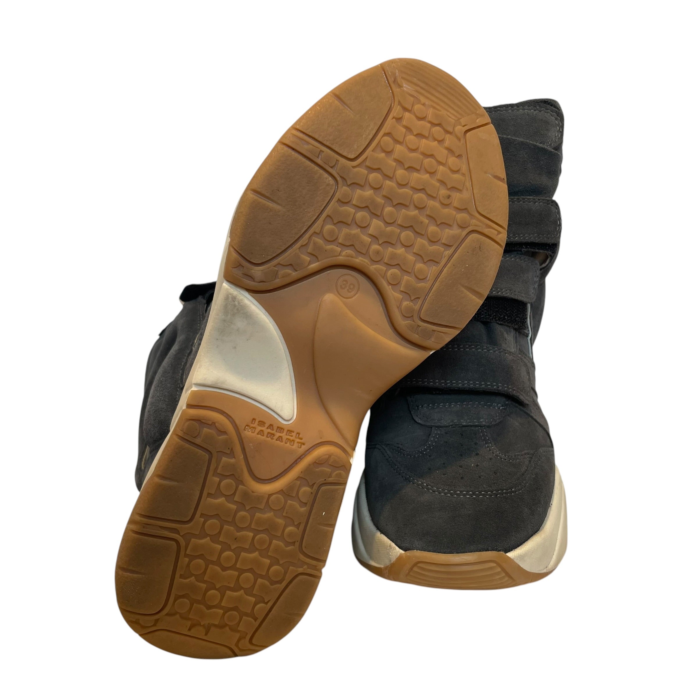 ISABEL MARANT/Hi-Sneakers/US 7/GRY/balskee hightop wedges view 5