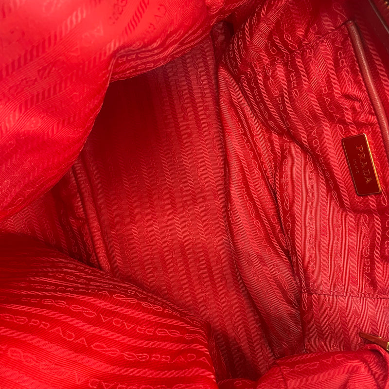 PRADA/Tote Bag/Nylon/RED/NYLON TOTE