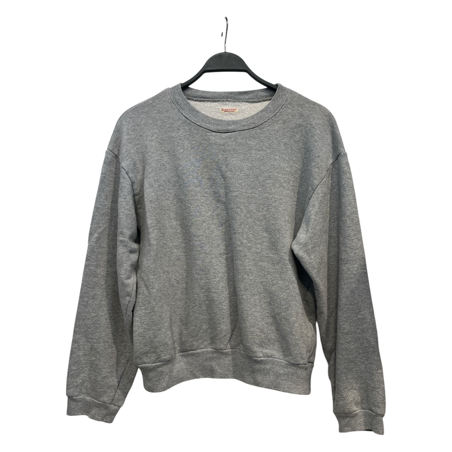 KAPITAL/Sweater/2/Cotton/GRY/SMILEY FACE view 1