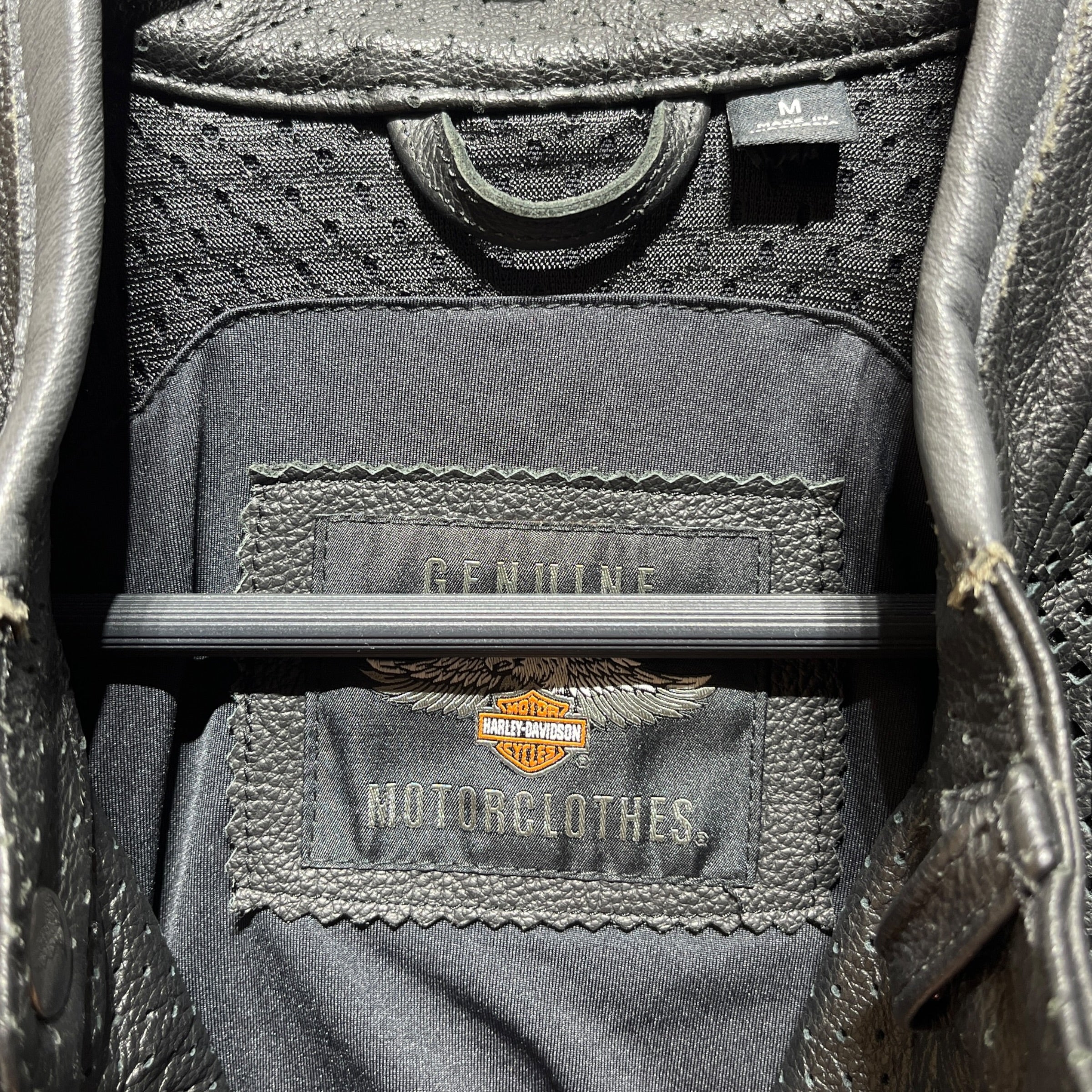 HARLEY DAVIDSON/Leather Jkt/L/Leather/BLK/MANTA RACING JACKET view 3