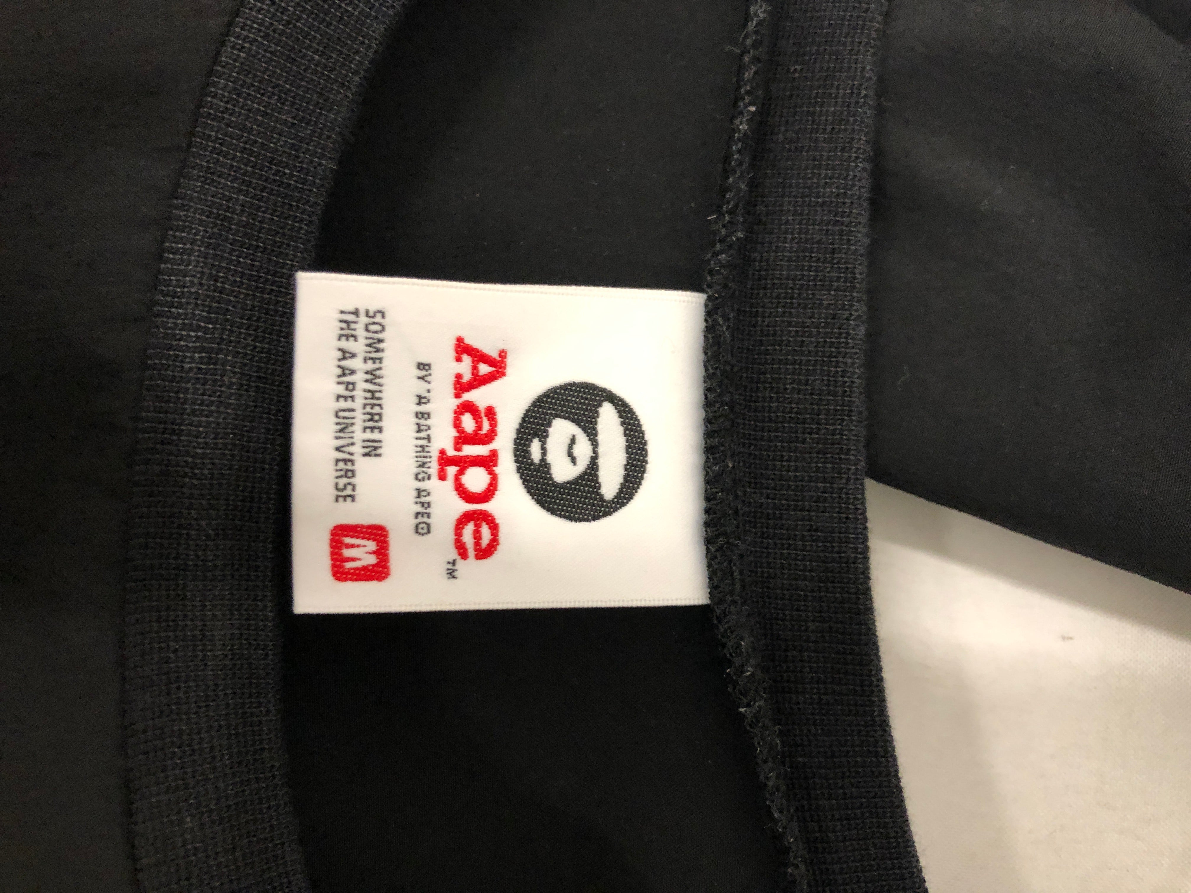 AAPE BY A BATHING APE/Windbreaker/M/Polyester/BLK/Aape Universe view 3