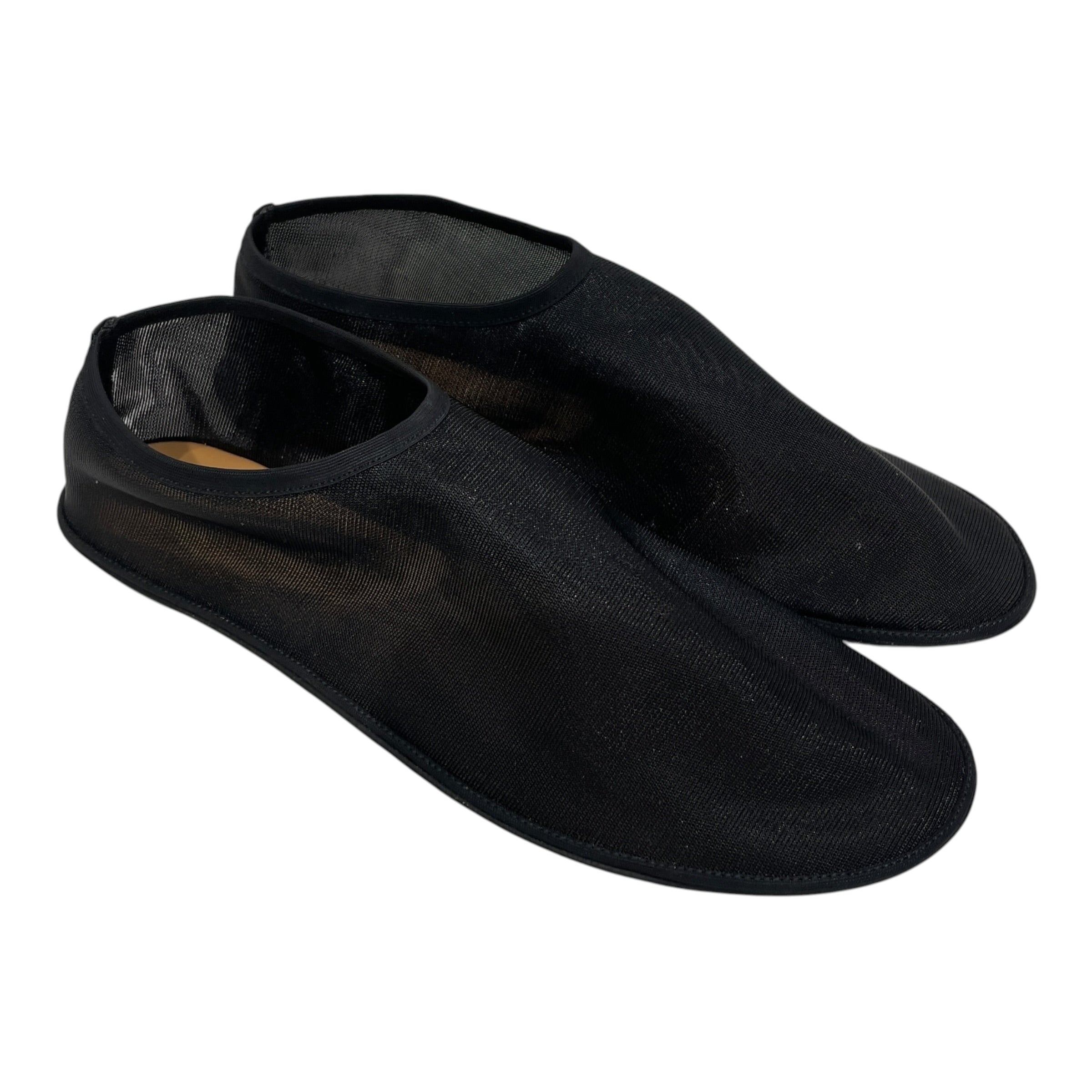 THE ROW/Flat Shoes/EU 38/Leather/BLK/mesh ballet flats view 1