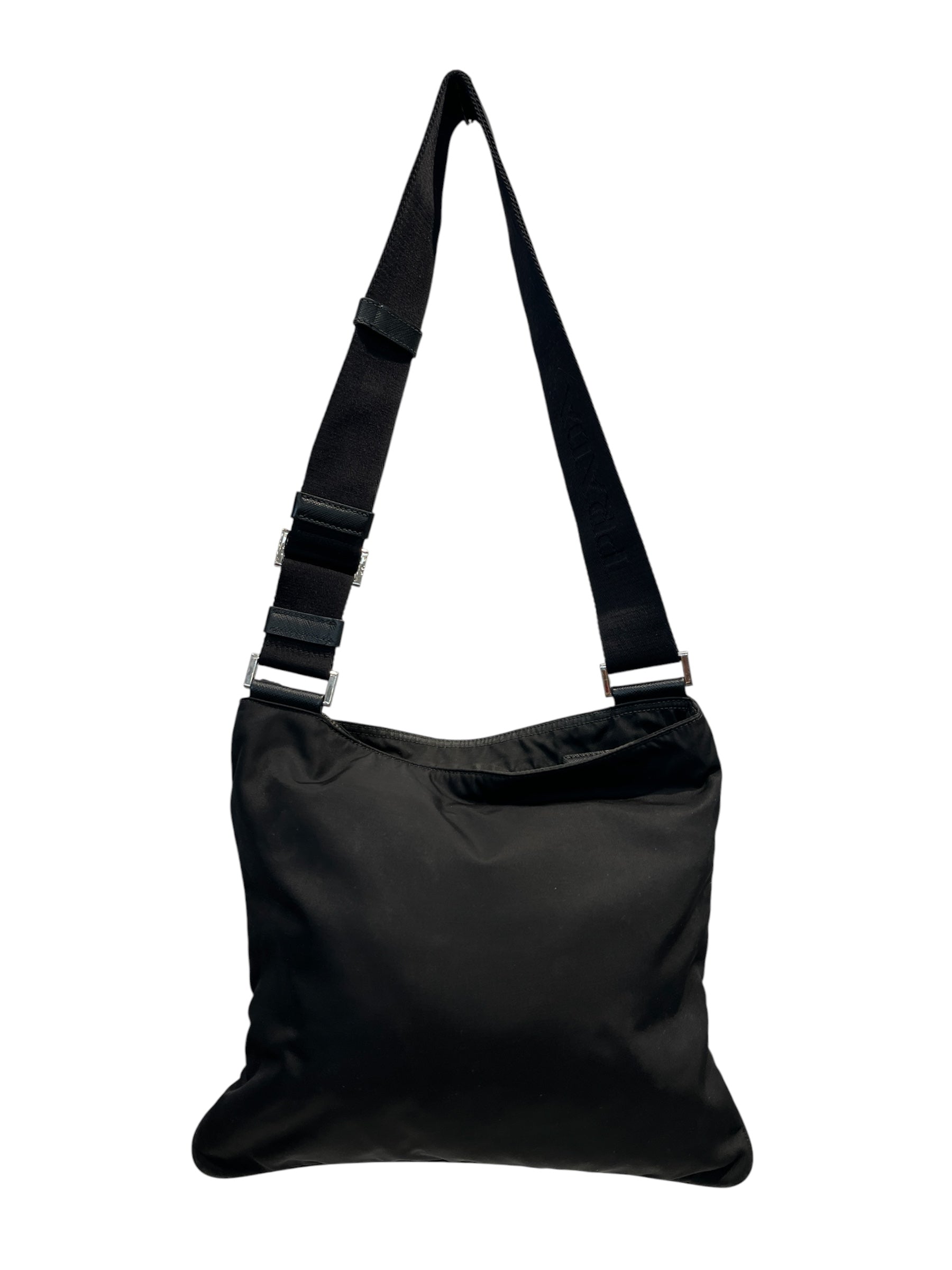 PRADA/Cross Body Bag/Nylon/BLK/RENYLON view 2