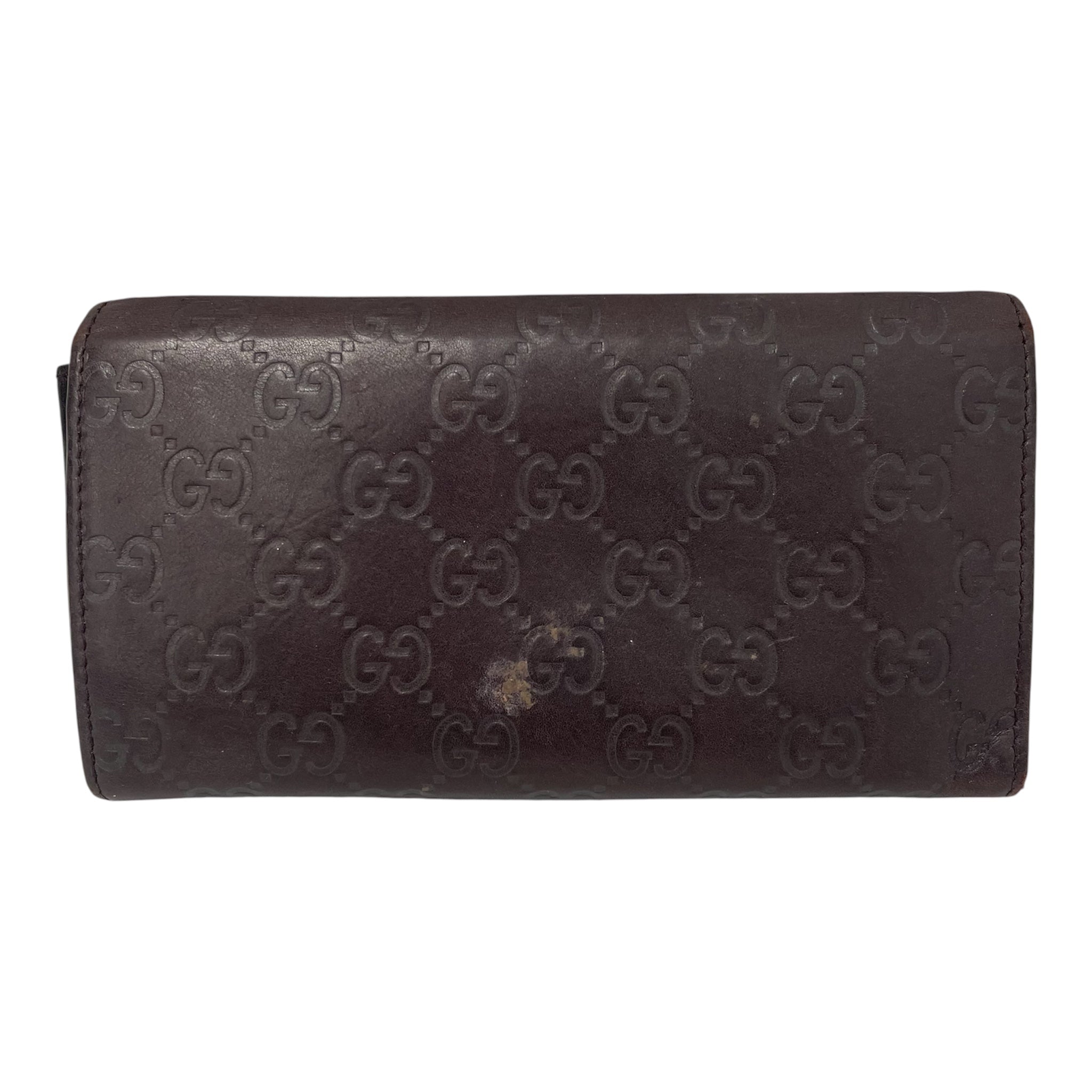GUCCI/Accessories/Monogram/Leather/BRD/GOLDPLATES view 2