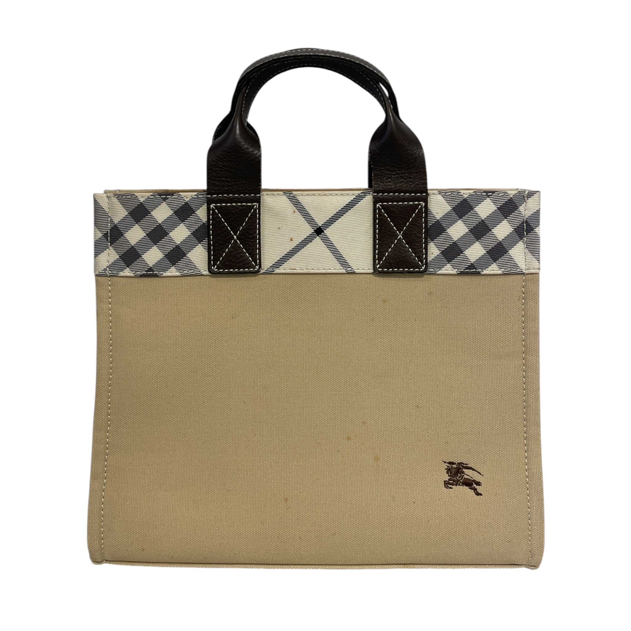 BURBERRY BLUE LABEL/Hand Bag/Plaid/BEG/GQ67RVW view 1