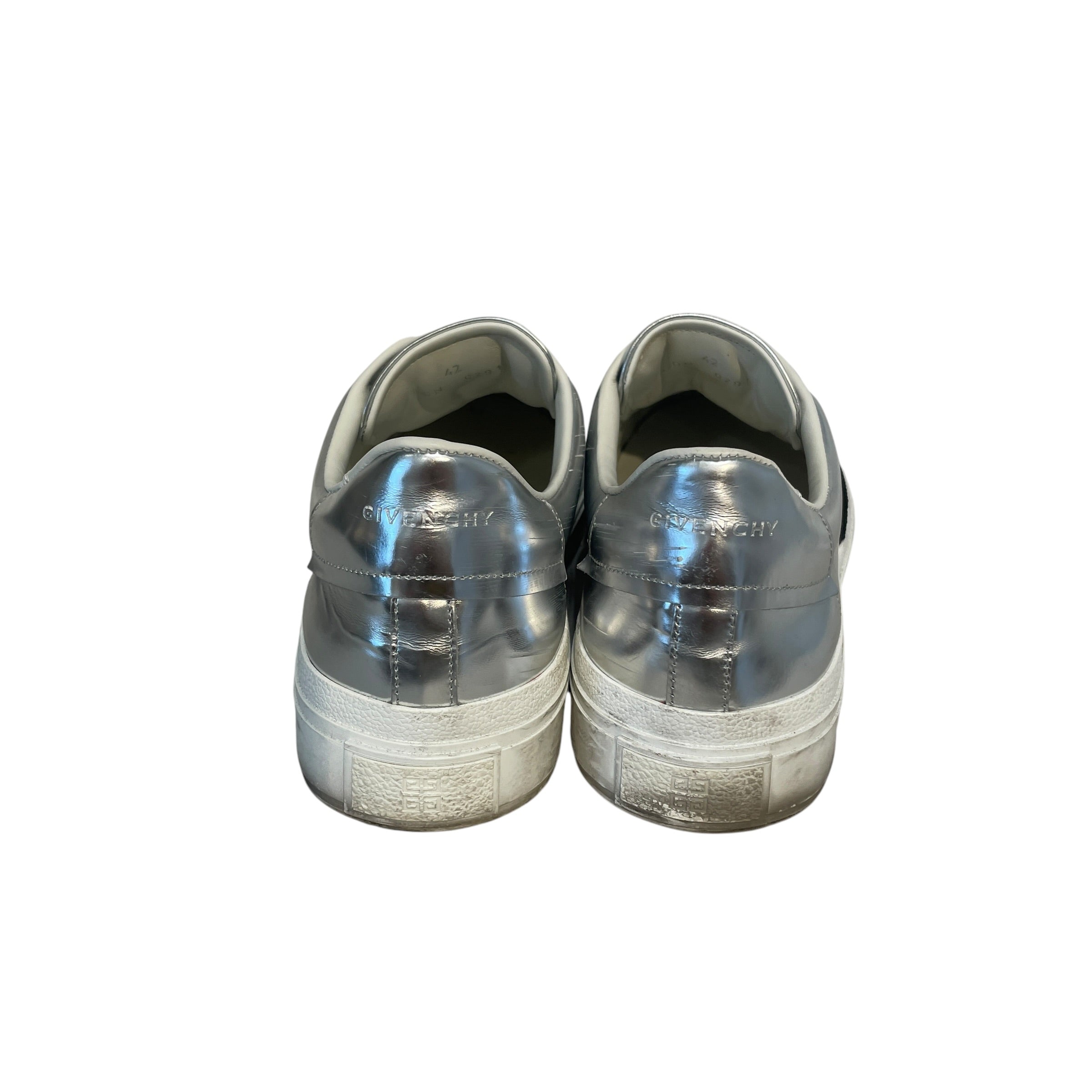 GIVENCHY/Low-Sneakers/EU 42/SLV/City Court Metallic view 4