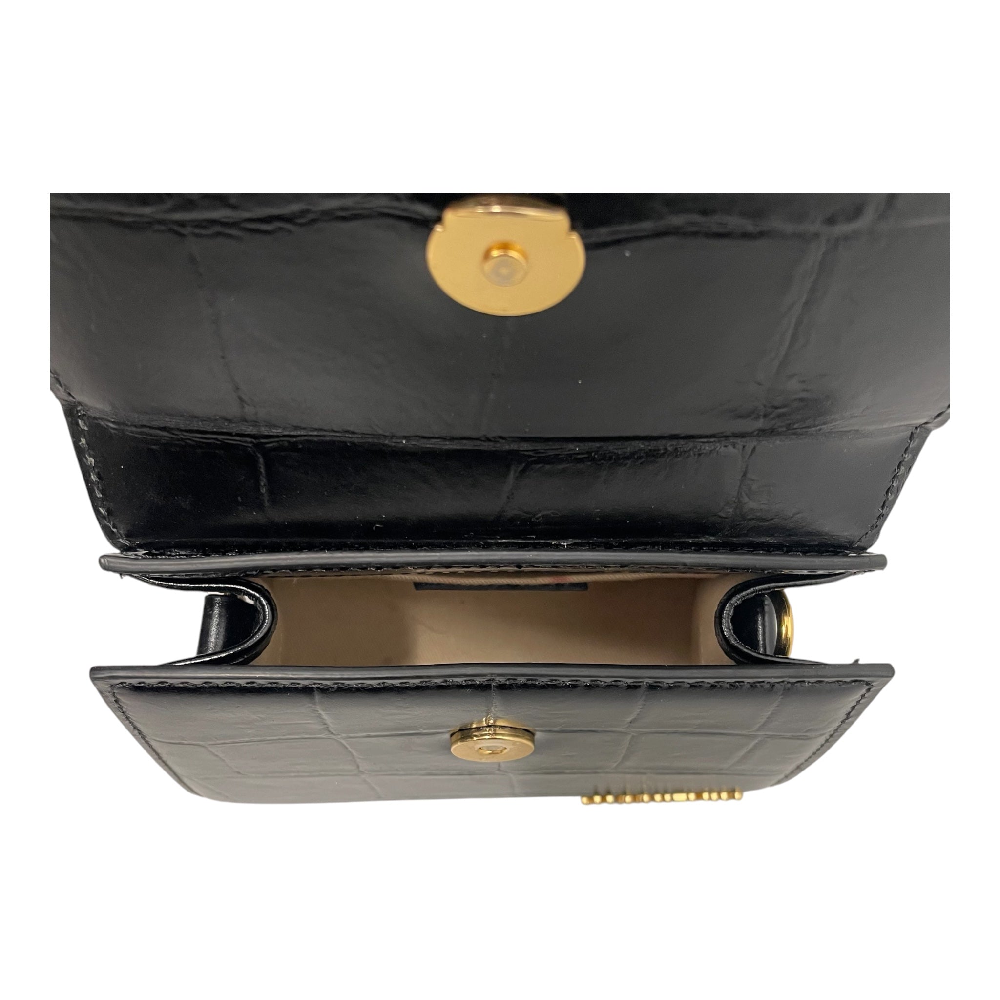 JACQUEMUS/Hand Bag/Leather/BLK/LE CHIQUITO MOYEN view 4