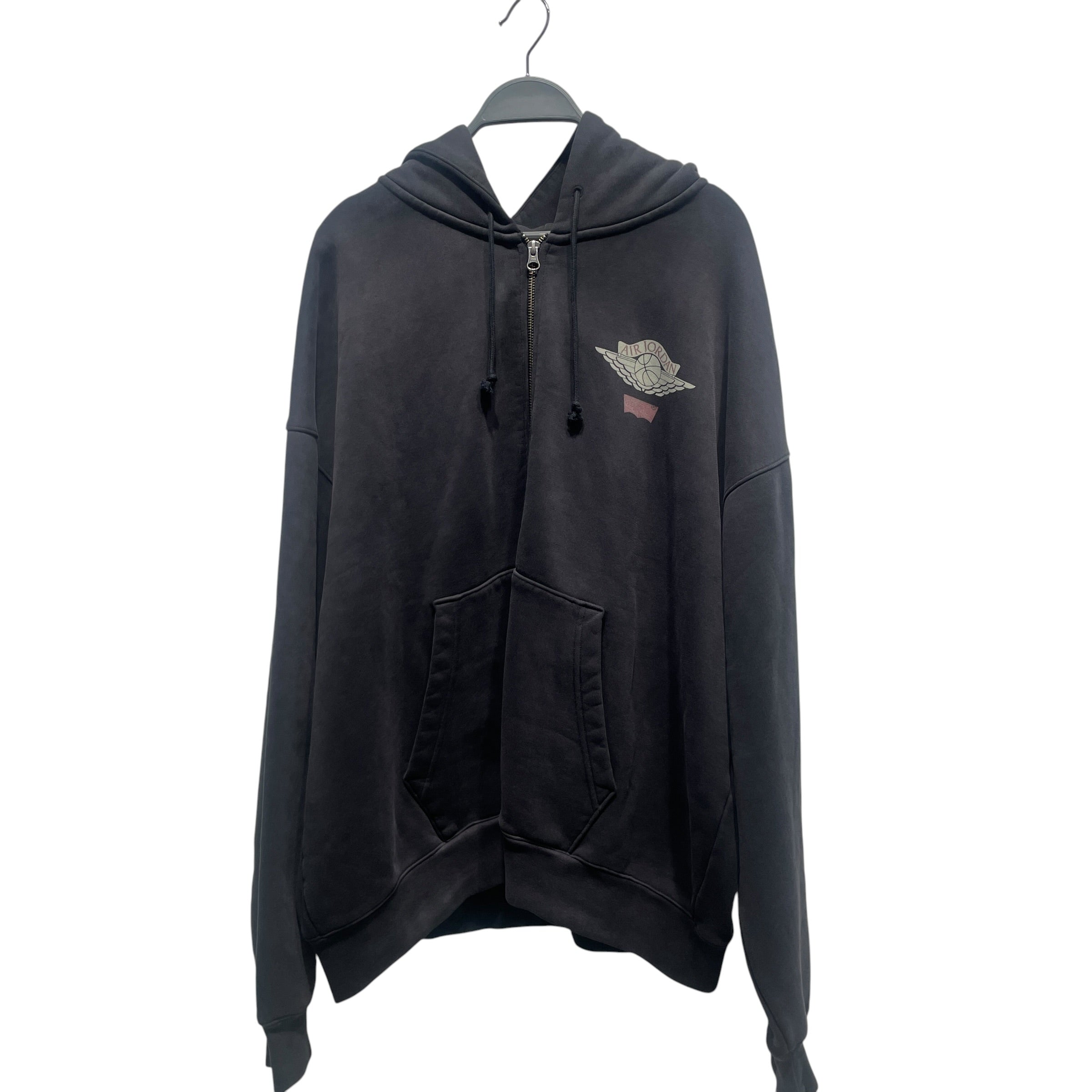 JORDAN BRAND/Levi's/Zip Up Hoodie/XL/Cotton/BLK/Levis x Jordan Hoodie view 1