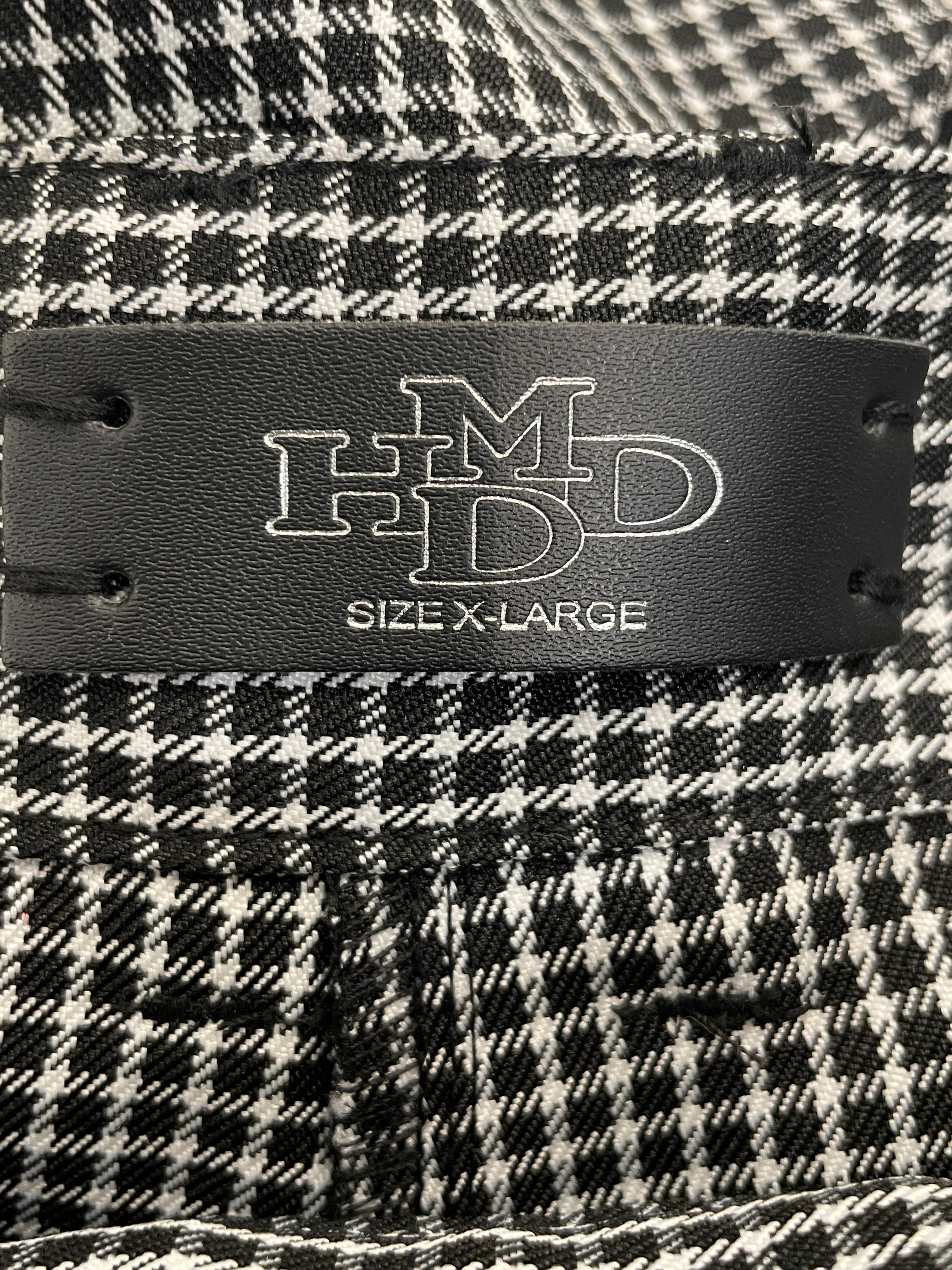 HMDD(Happy Memories Don't Die)/Pants/XL/Polyester/BLK/Houndstooth Check/HOUNDSTOOTH CHEF PANTS view 3