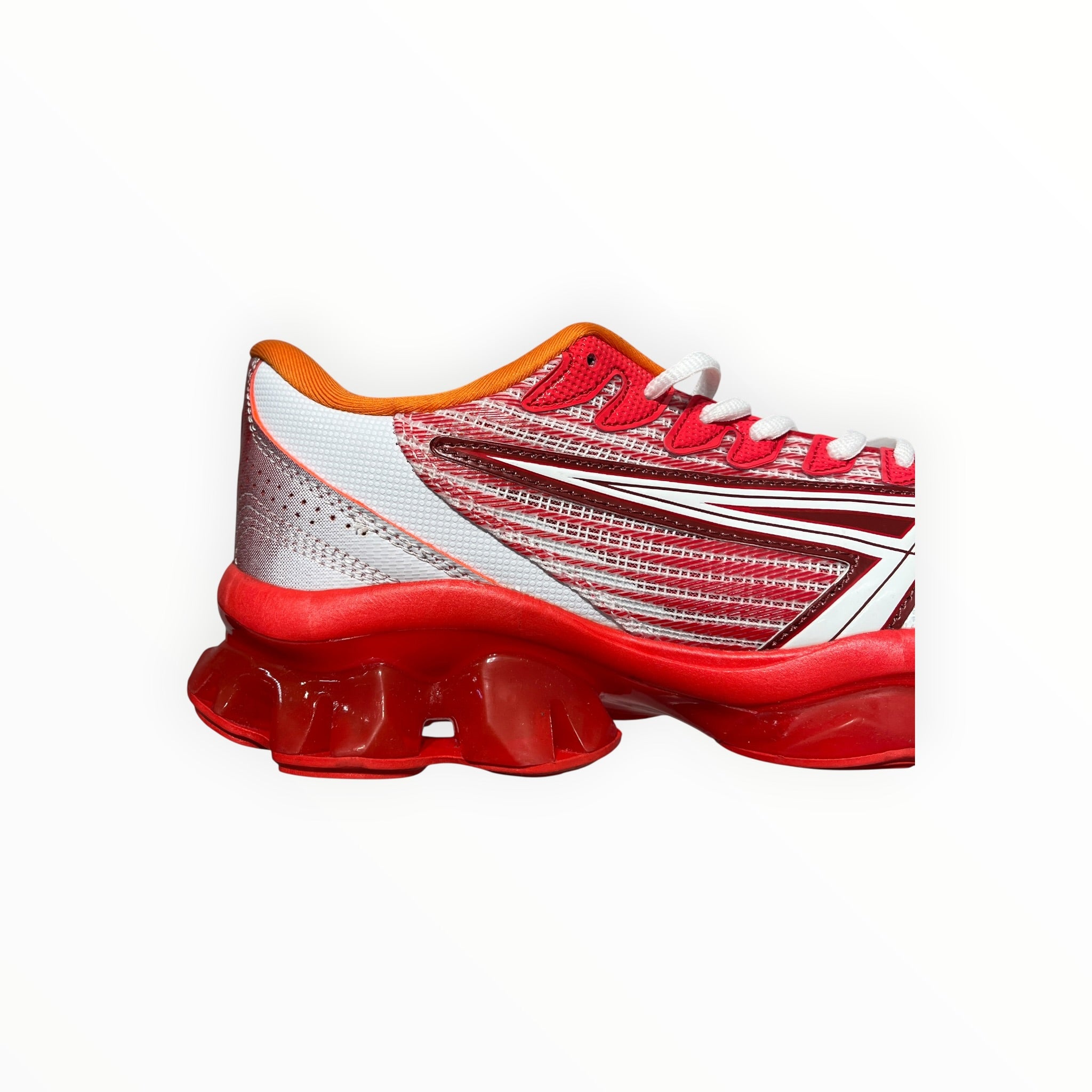 ASICS/Kiko Kostadinov/Low-Sneakers/US 9.5/Graphic/Nylon/RED/GEL-QUANTUM LEVITRACK view 4