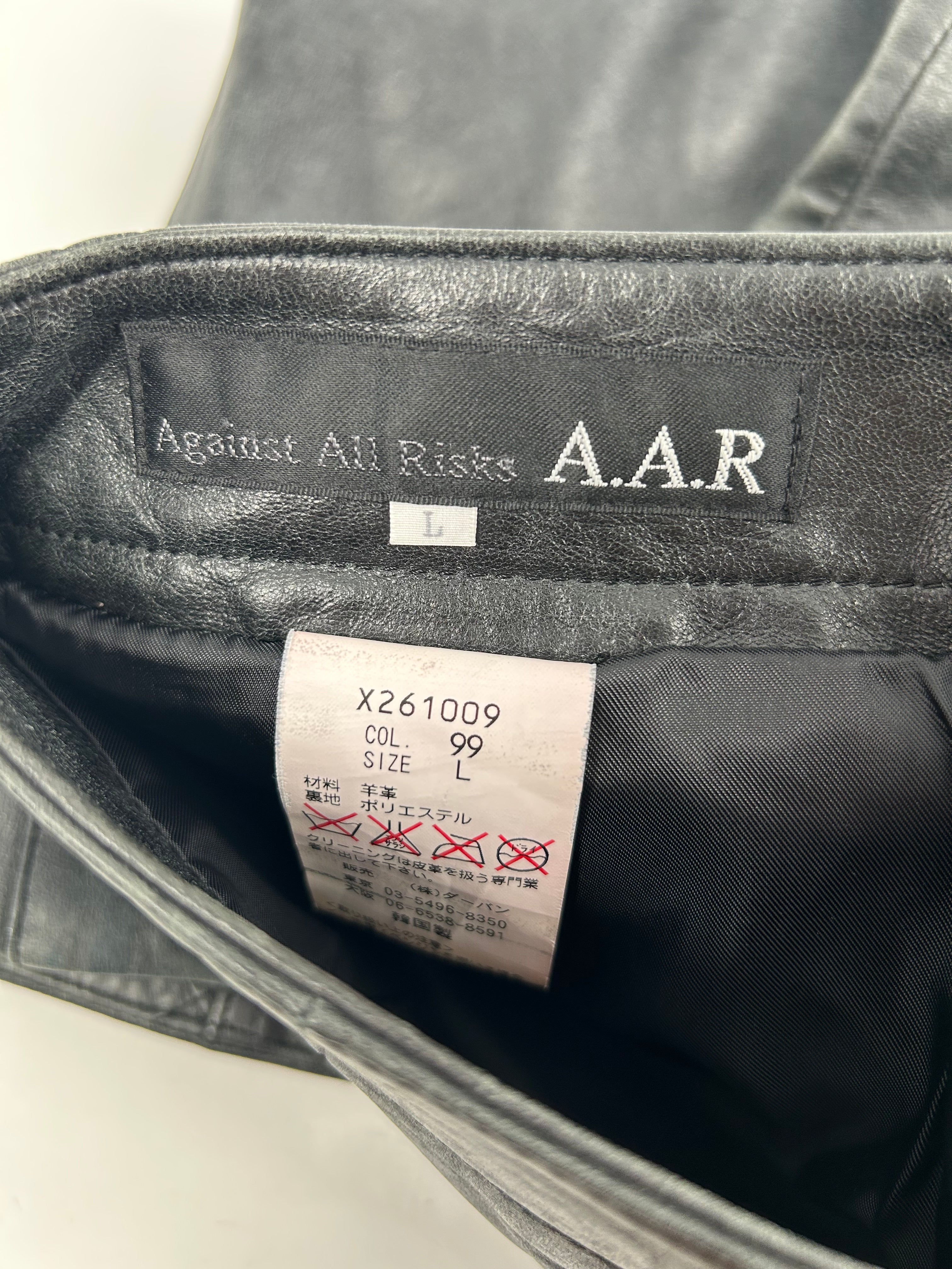 yohji yamamoto A.A.R/Pants/L/Leather/BLK/x261009 view 3