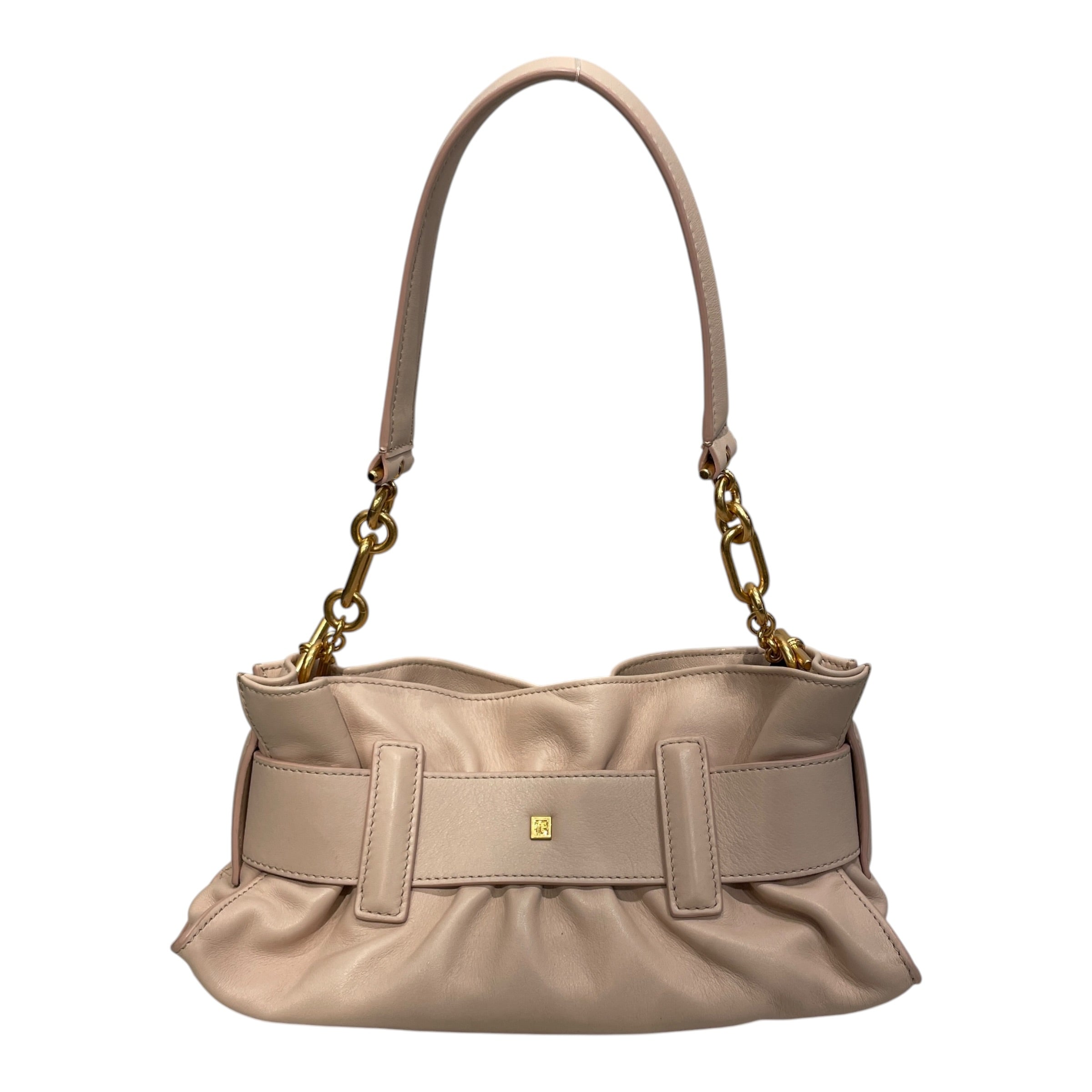 BALMAIN/Bag/Leather/PNK/BIG GOLD BUCKLE view 2