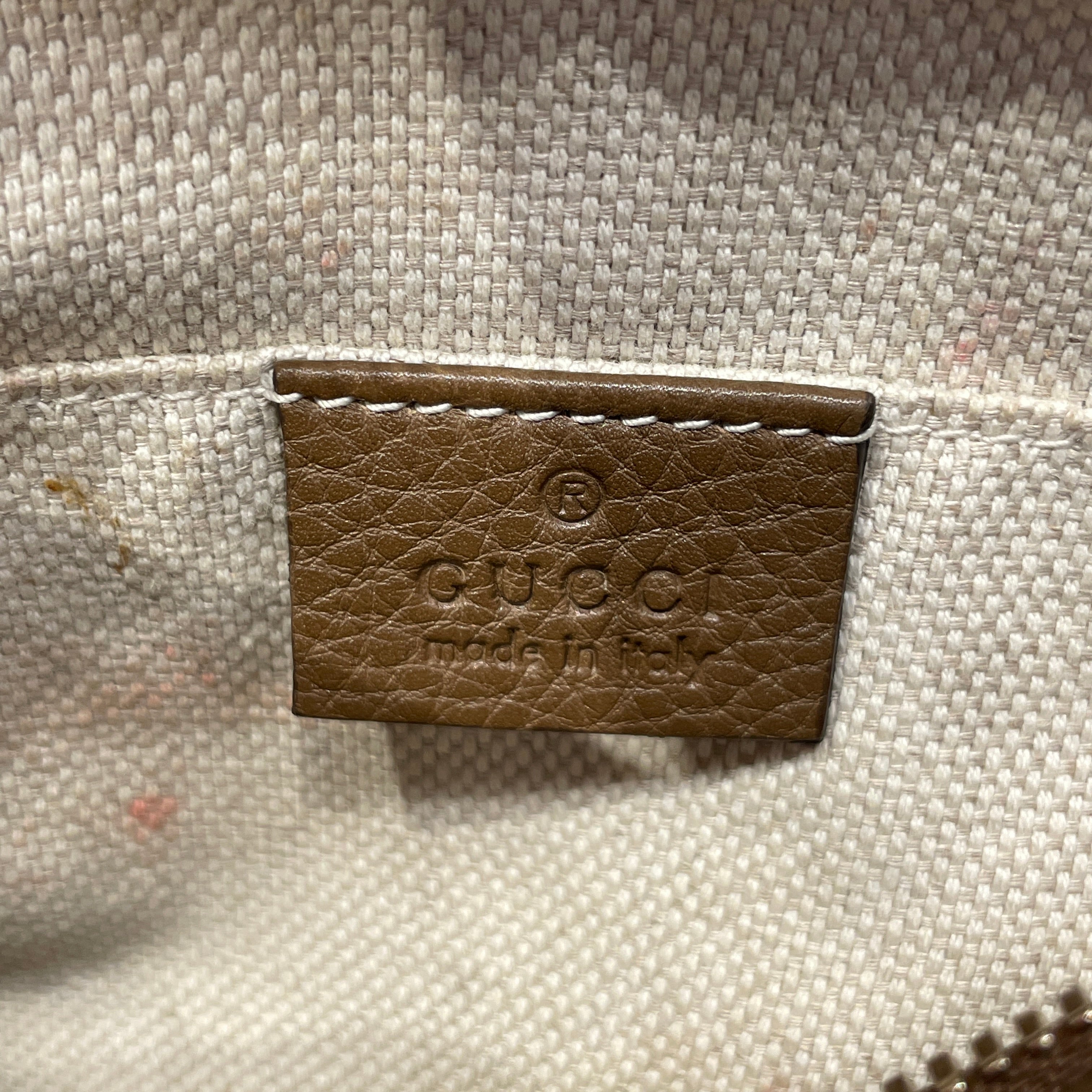 GUCCI/Cross Body Bag/Leather/BRW/soho disco camera bag cross view 6