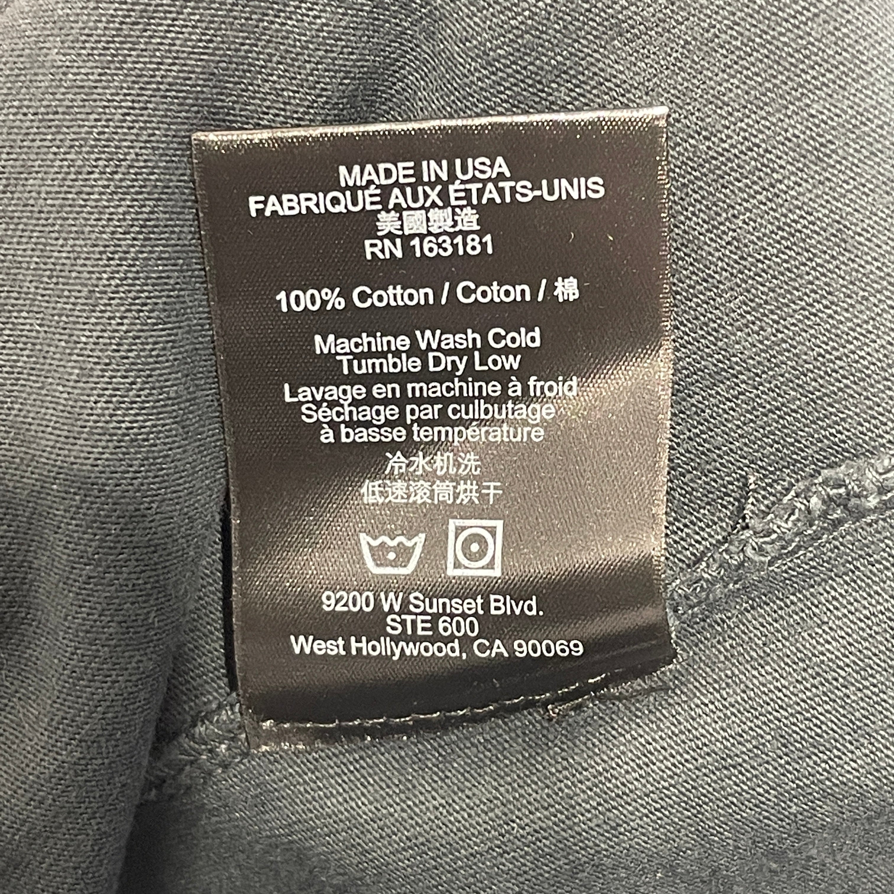 RHUDE/T-Shirt/L/Cotton/NVY/HOTEL DE RHUDE view 4