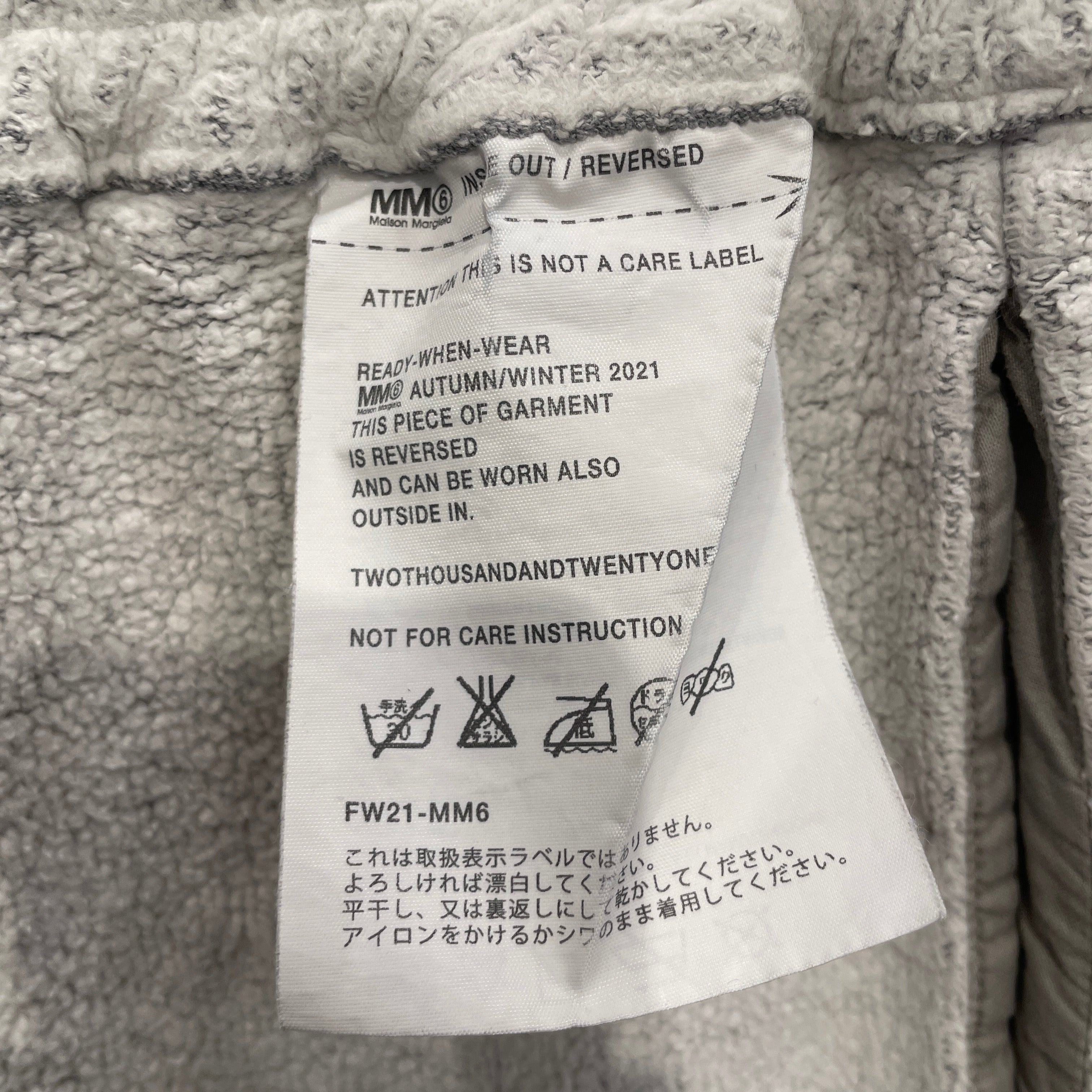 MM6/Pants/S/Cotton/GRY/EMBROIDERED SWEATPANTS view 5