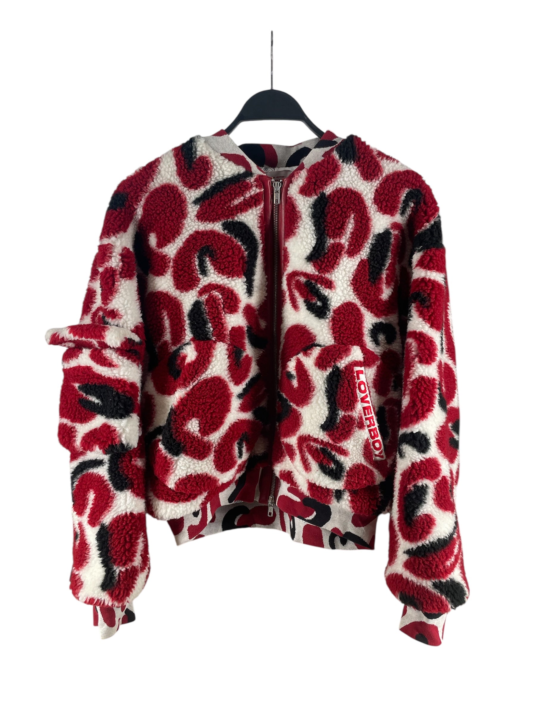 CHARLES JEFFREY LOVERBOY/Jacket/M/Acrylic/RED/Camouflage/OUT AND RAGING... view 1