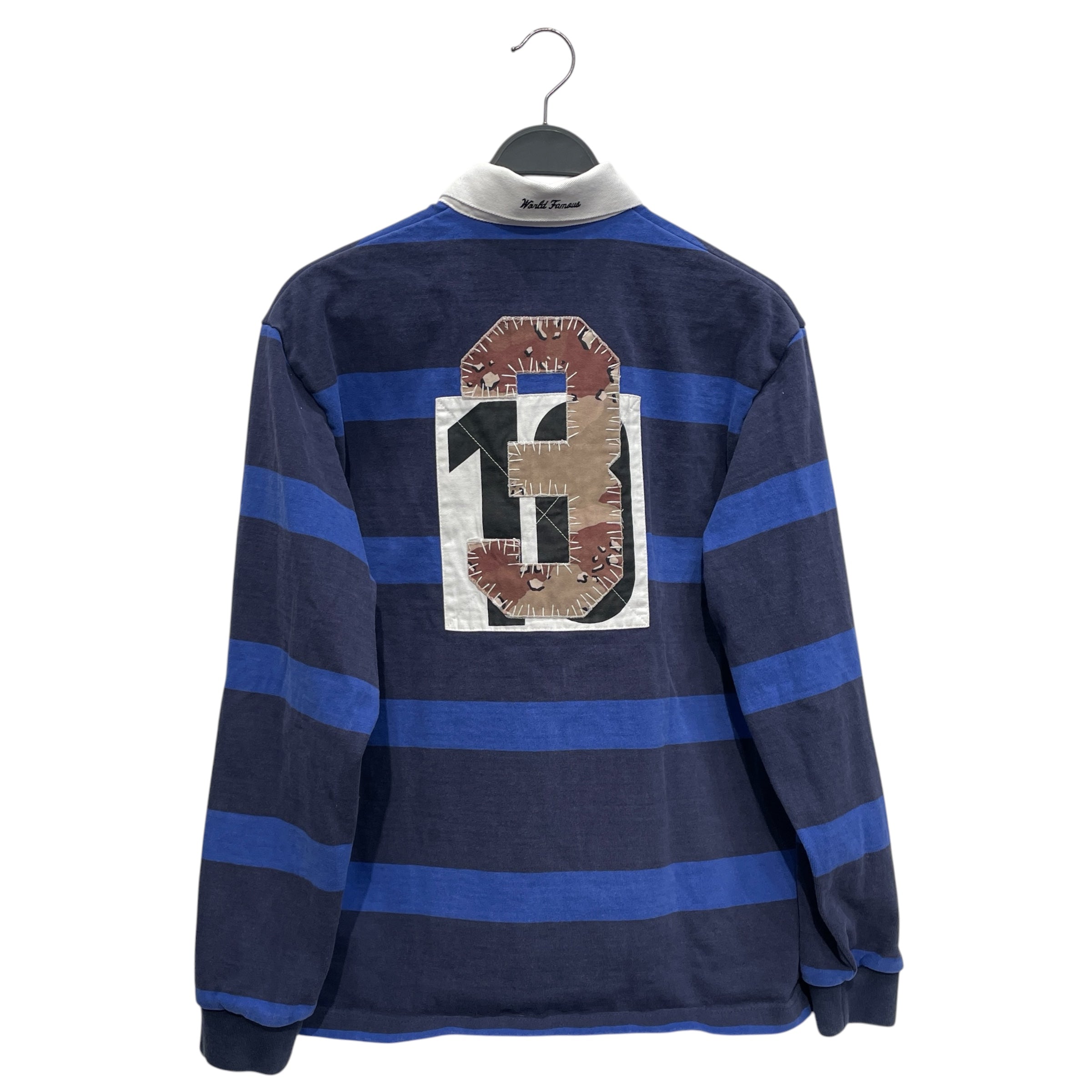 Supreme/Sweatshirt/S/Stripe/Cotton/NVY/STITCH 3 LOGO view 2
