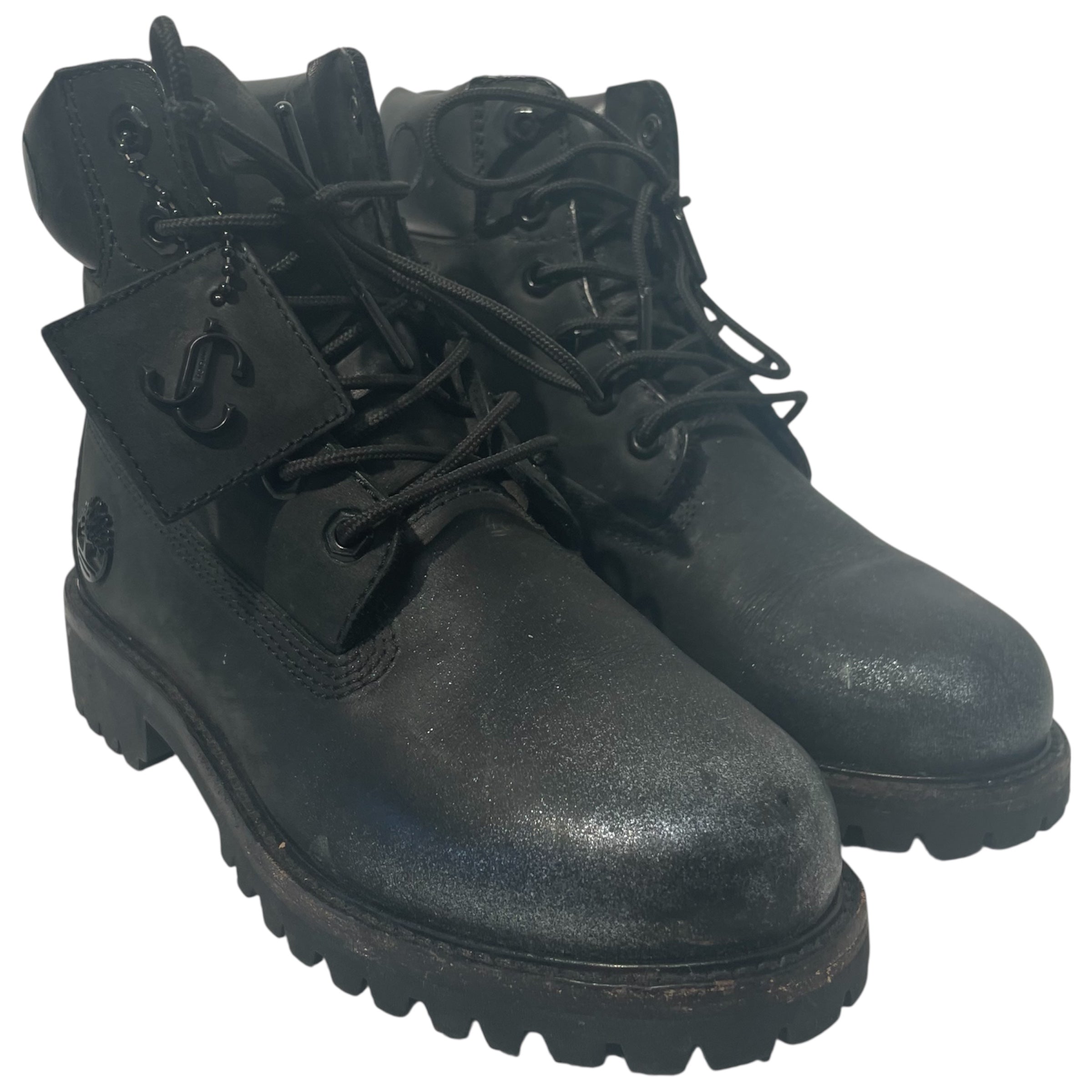 Timberland/JIMMY CHOO/Boots/US 6/Leather/BLK/ view 1