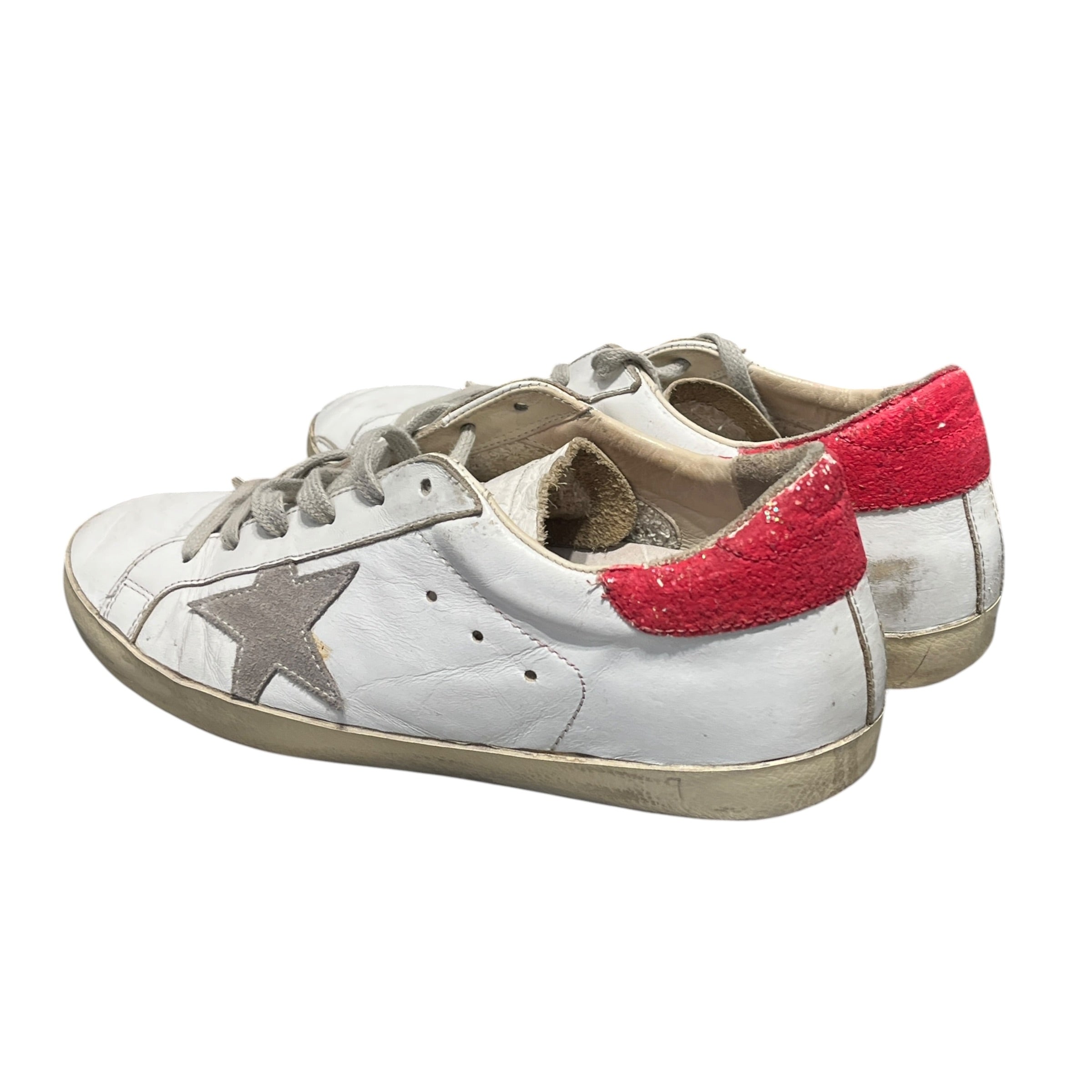 GOLDEN GOOSE/Low-Sneakers/US 6.5/WHT/SUPERSTAR RED view 2