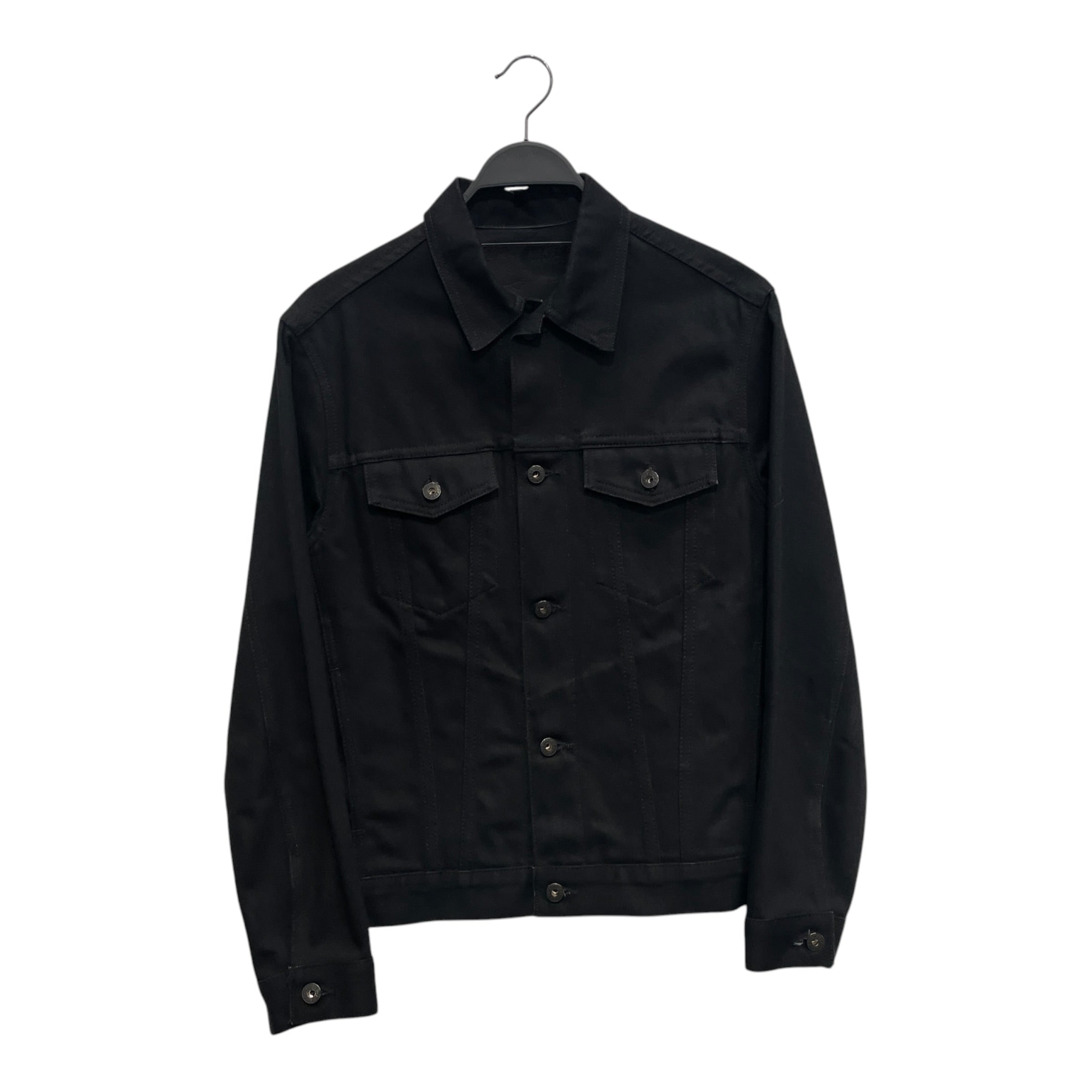 NAKED & FAMOUS DENIM/Jacket/S/Denim/BLK/leather tag view 1
