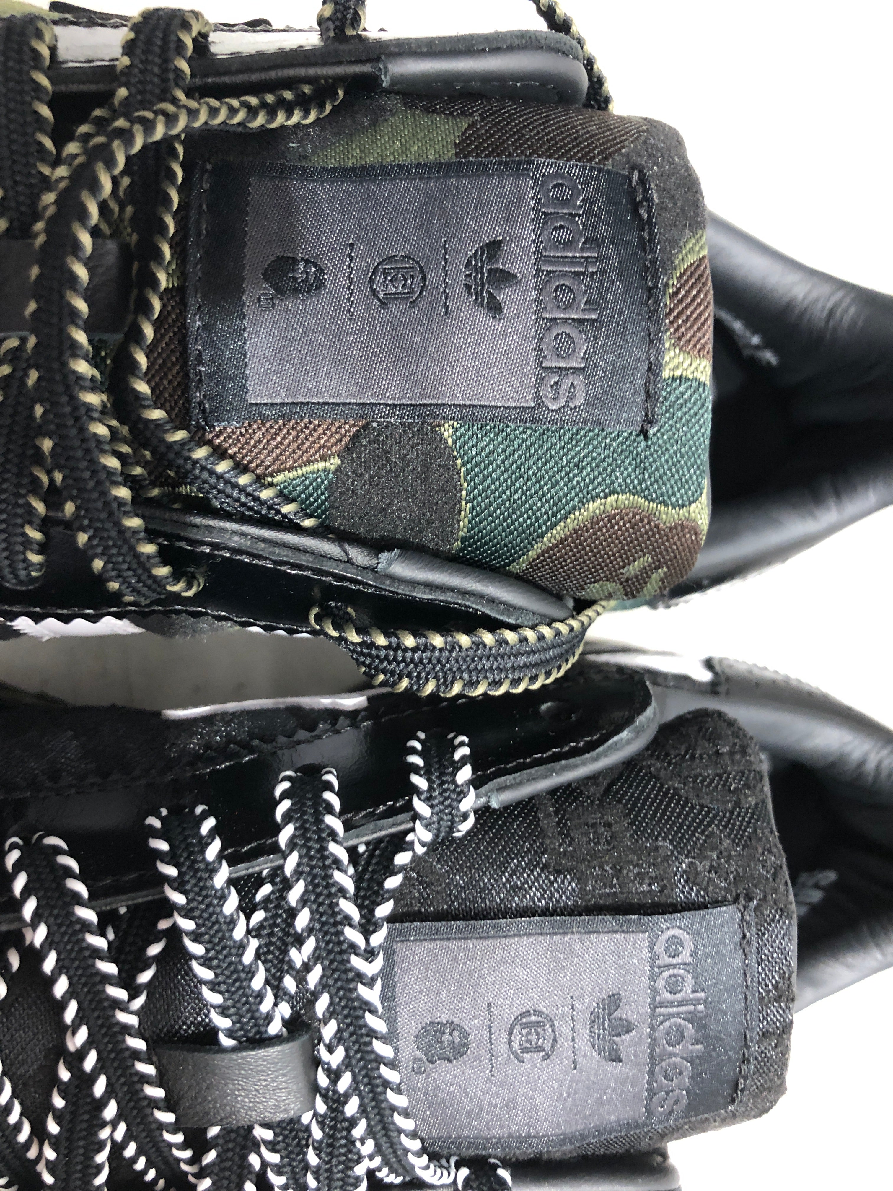 CLOT/adidas/A BATHING APE/Low-Sneakers/US 9/Camouflage/BLK/FRIENDS AND FAMILY CAMO view 3