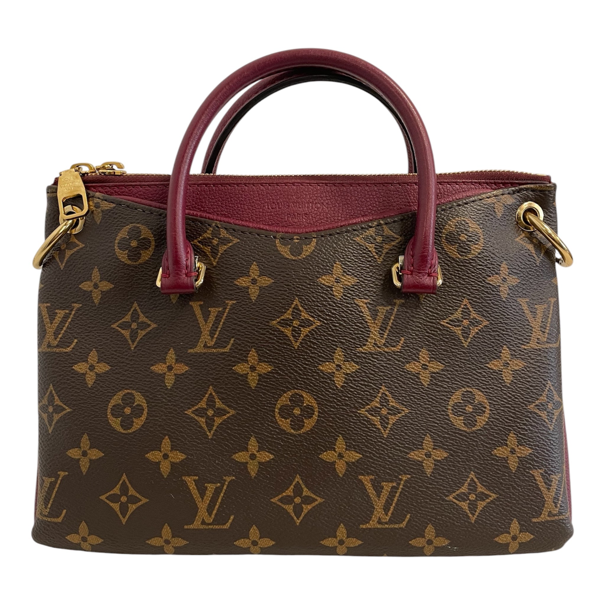 LOUIS VUITTON/Bag/Monogram/Leather/BRW/pallas BB raisin burgandy view 2