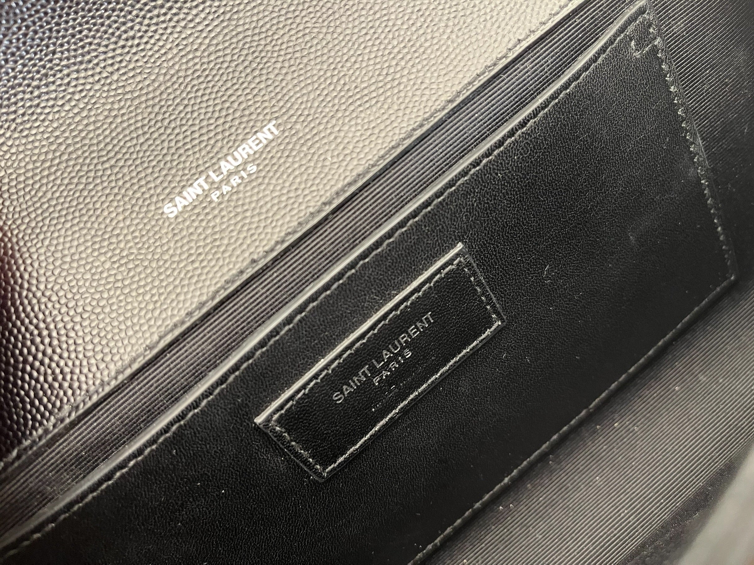 SAINT LAURENT/Clutch Bag/Leather/BLK/CASSANDRE LEATHER CLUTCH view 6