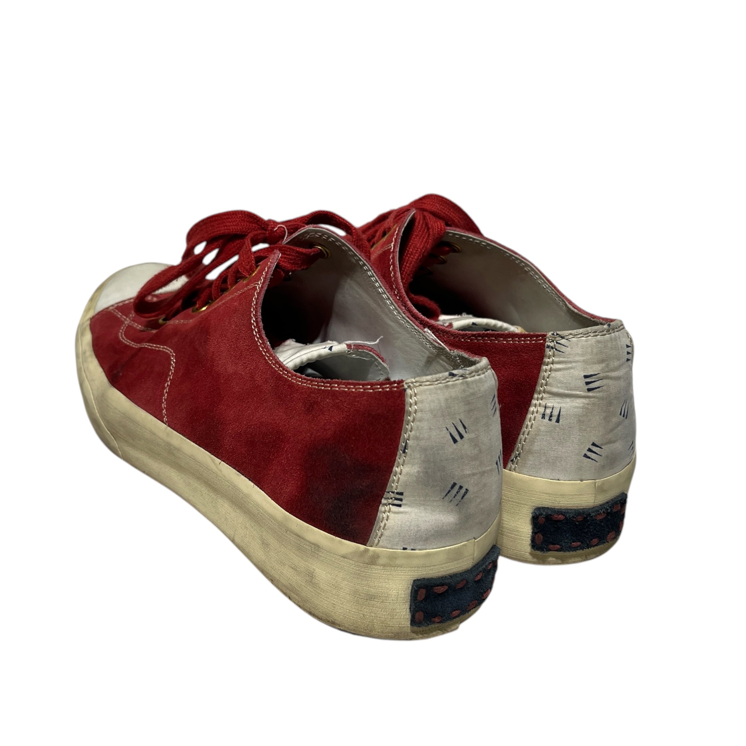 visvim/Low-Sneakers/US 9/Suede/RED/Skagway Lo Folk view 2
