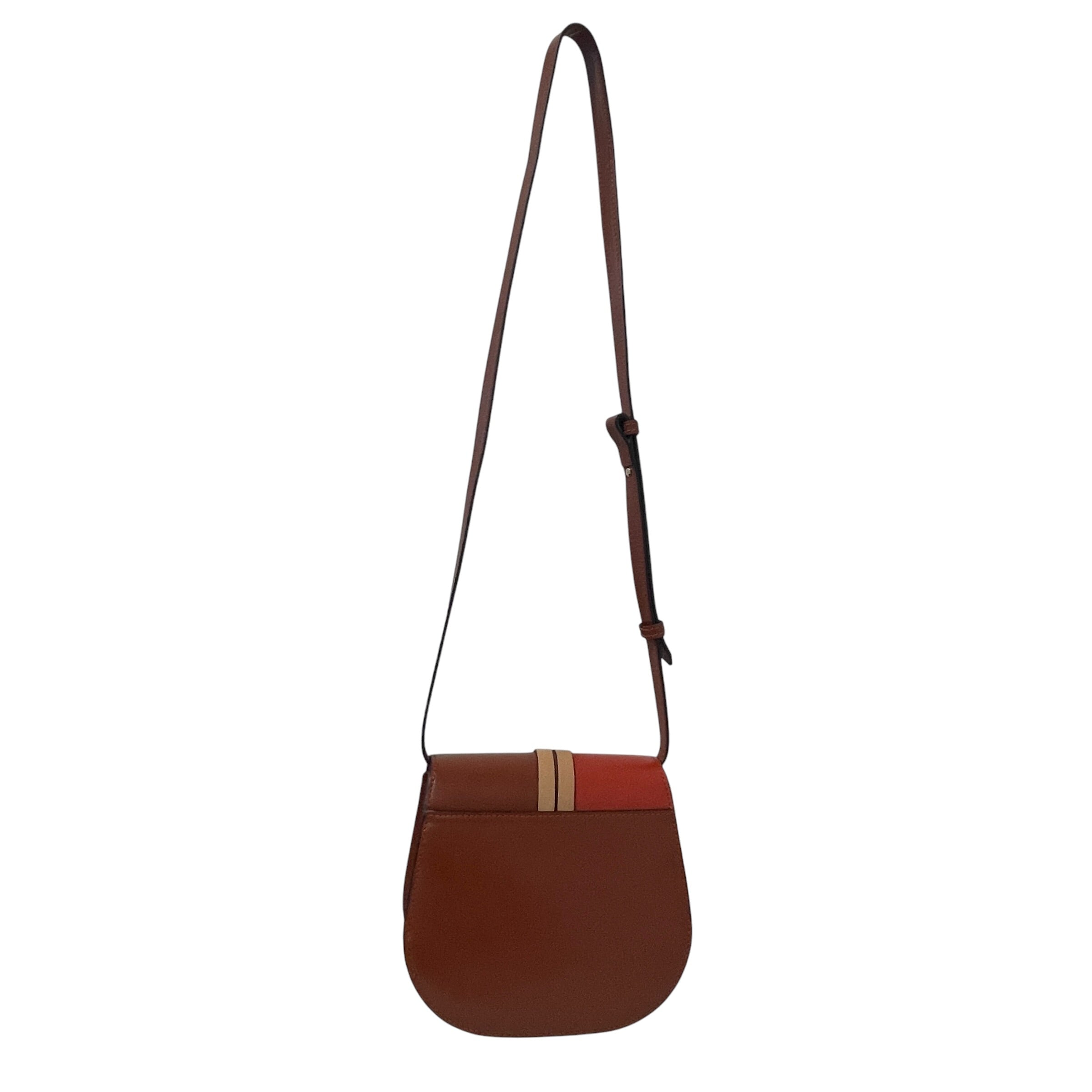 Chloe/Cross Body Bag/Leather/BRD/Alphabet Mini Saddle Bag view 2