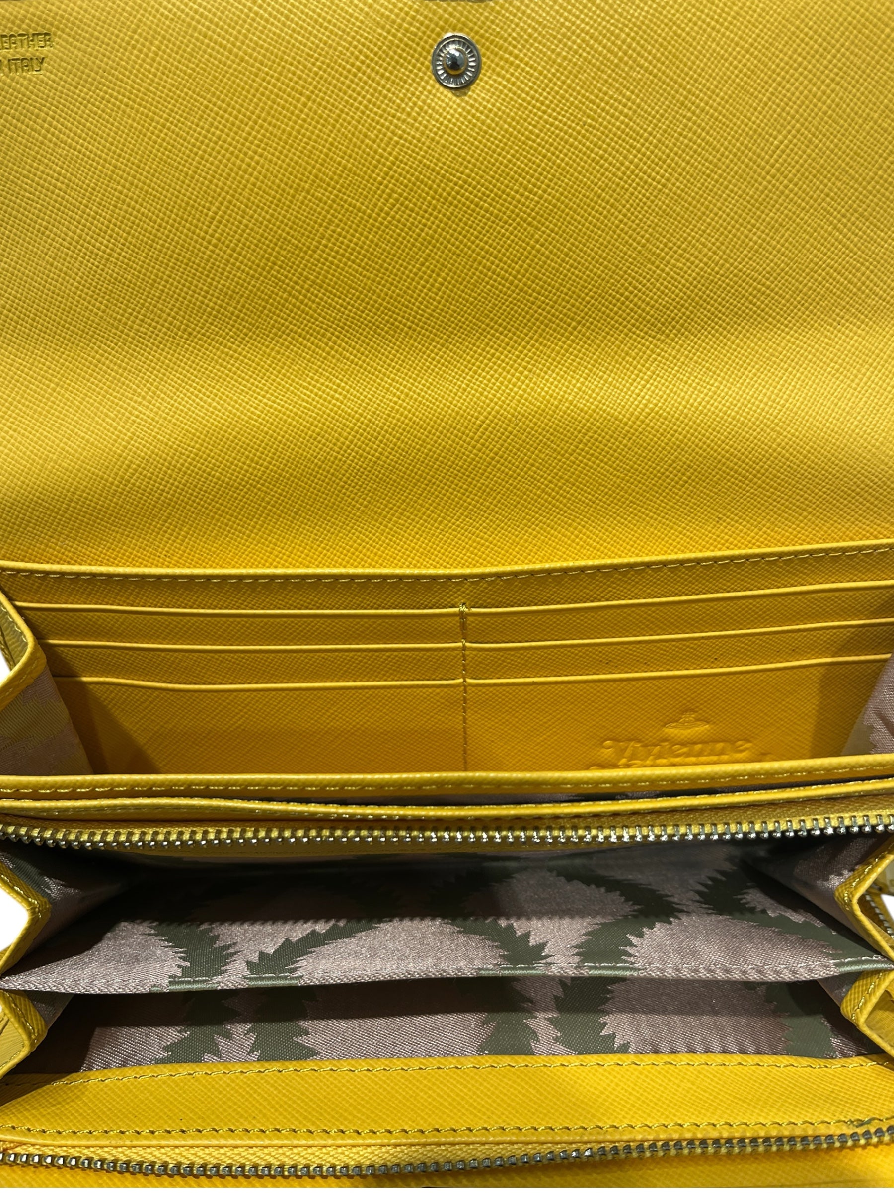 Vivienne Westwood/Long Wallet/Leather/YEL/L's/MEDEMBLEM view 4