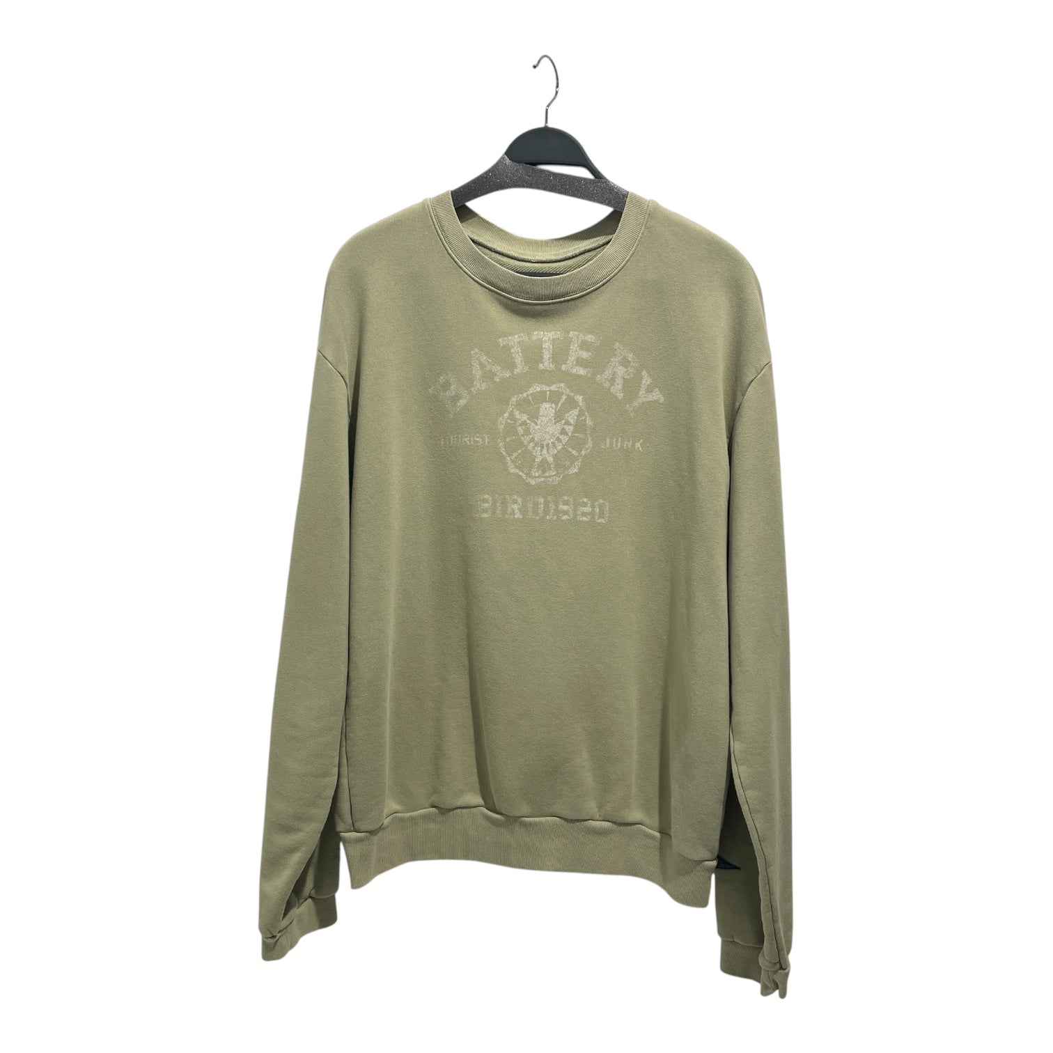 KAPITAL/Sweatshirt/4/Graphic/Cotton/GRN/Battery Sweatshirt view 1