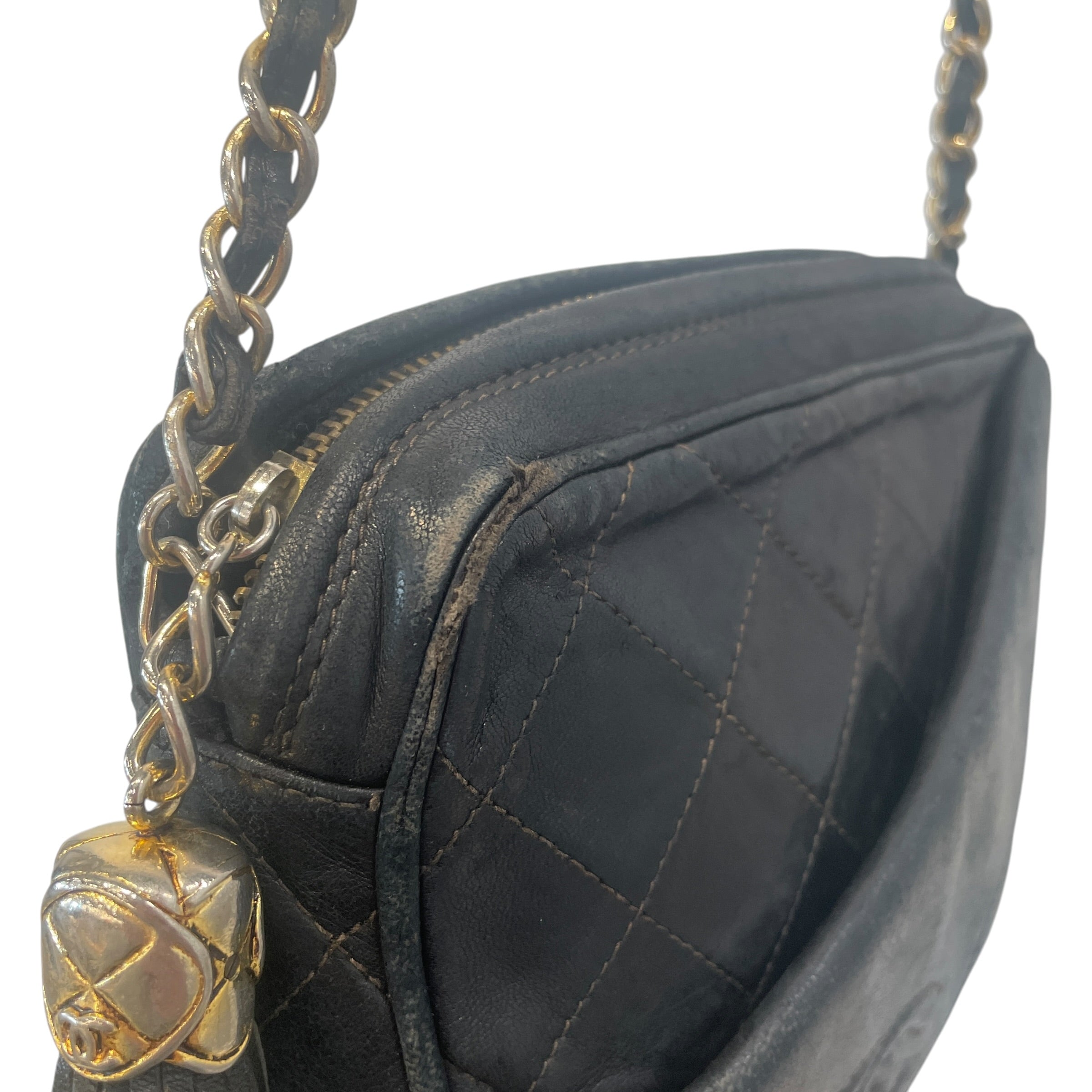 CHANEL/Cross Body Bag/Black/ view 14