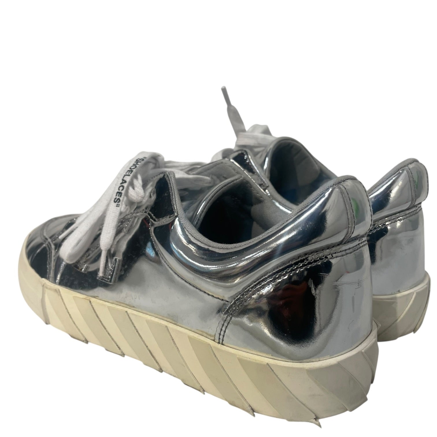 OFF-WHITE/Low-Sneakers/EU 44/Leather/SLV/neiman marcus exclusive view 2