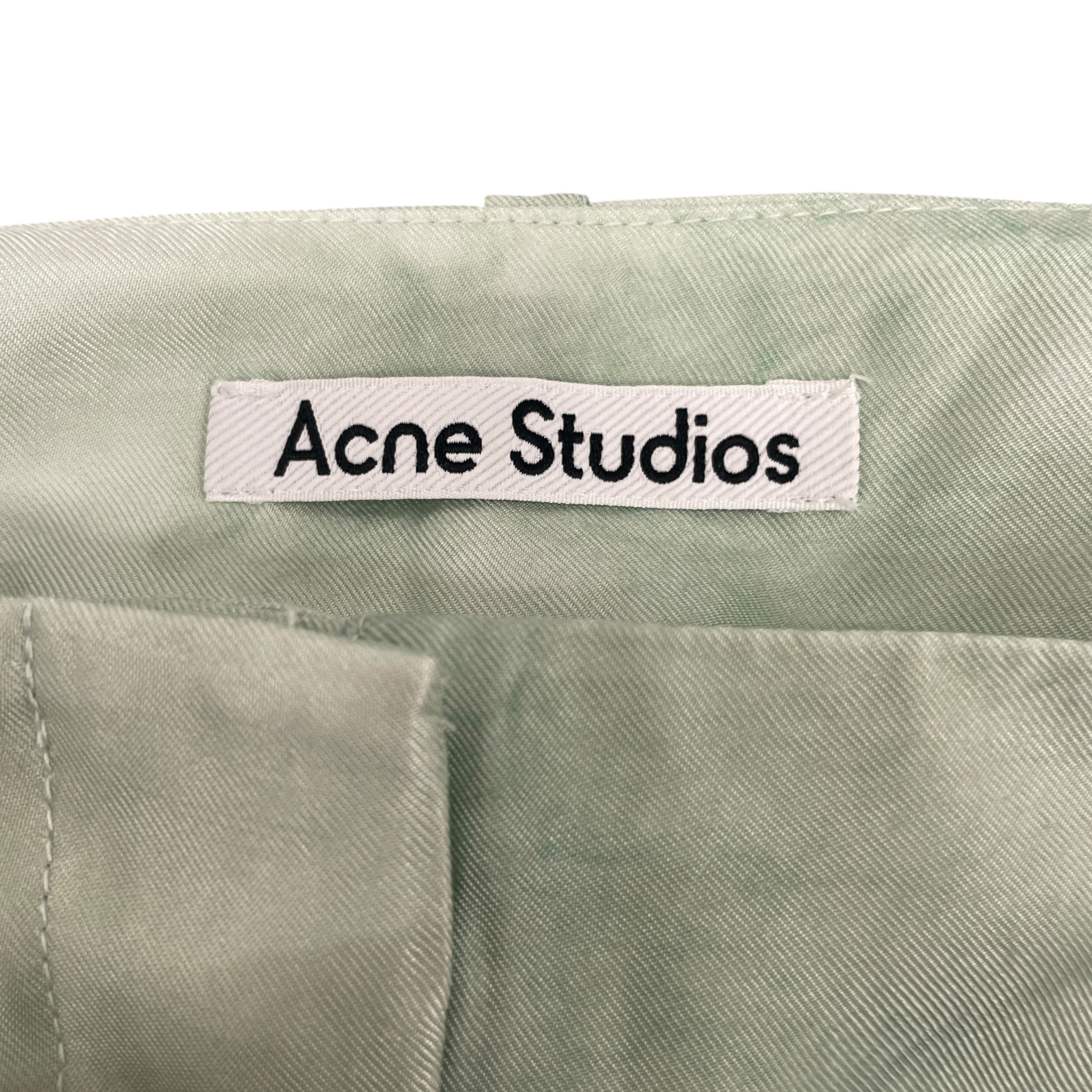 Acne Studios/Straight Pants/40/Cotton/GRN/BOOTCUT view 3