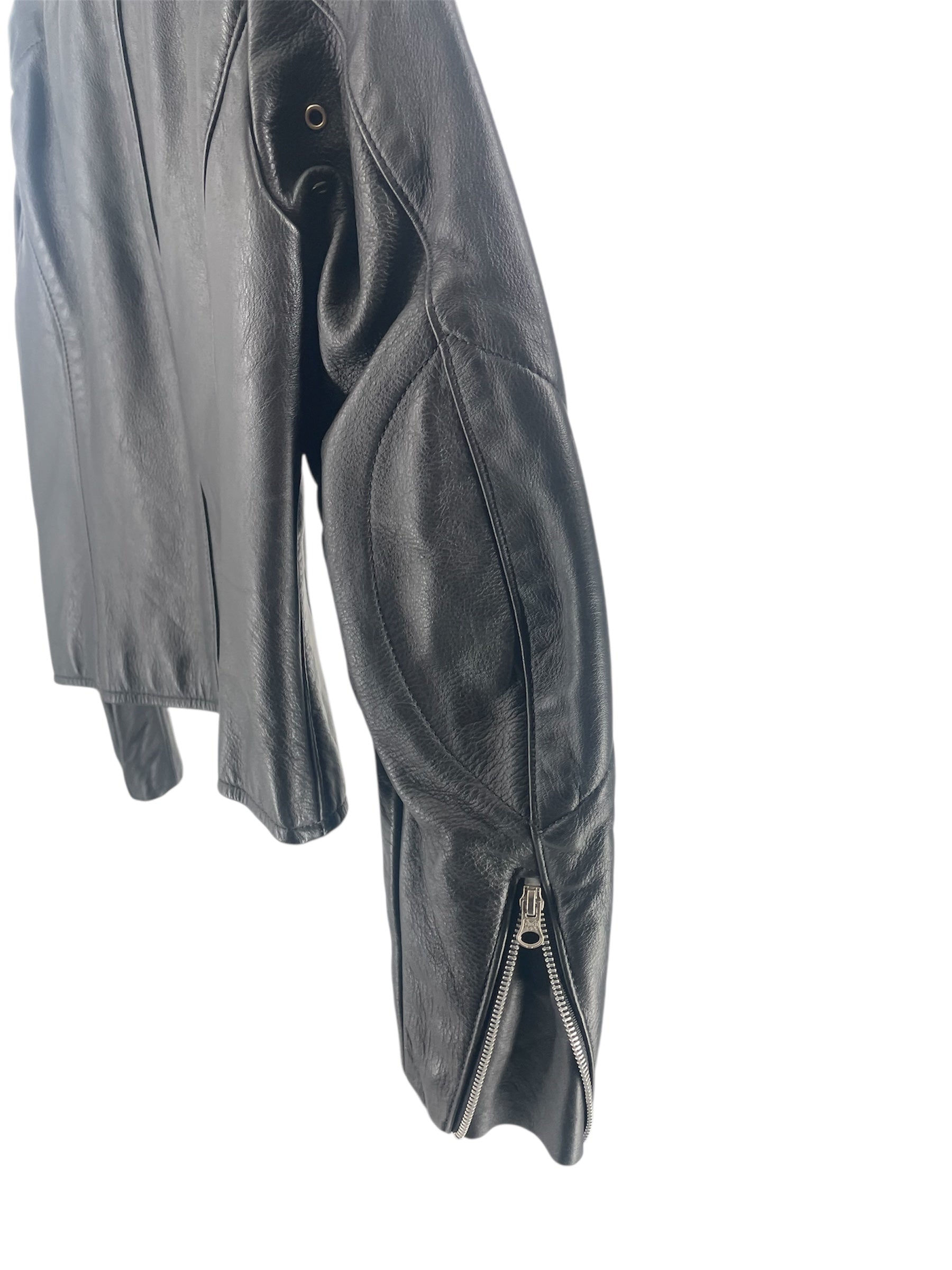 VANSON/Leather Jkt/8/Leather/BLK/MED WEIGHT BIKER  -12312-0-03 view 3
