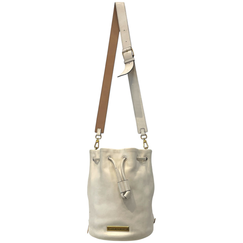 MARC BY MARC JACOBS/Cross Body Bag/Leather/CRM/luna bucket bag