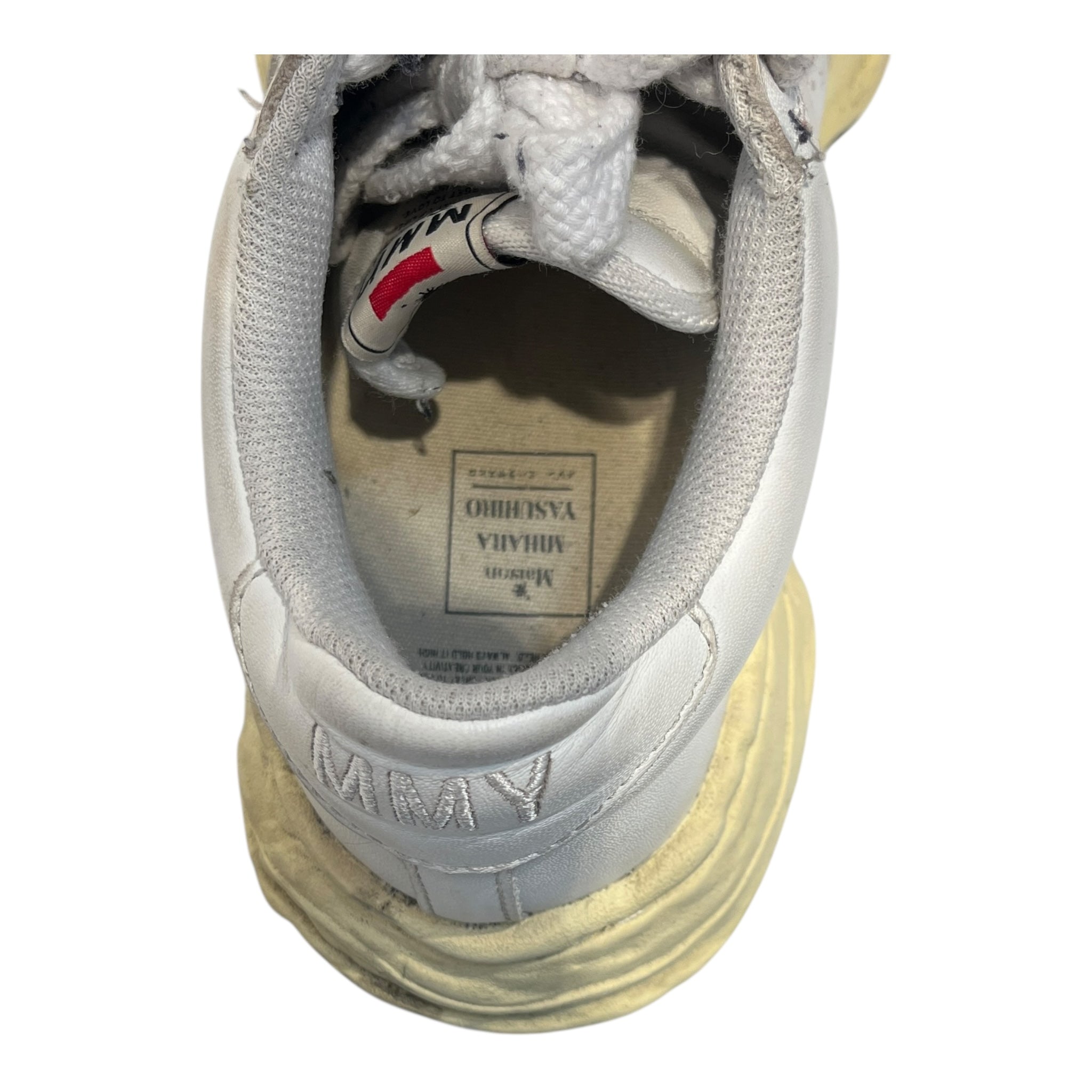 MIHARA YASUHIRO/Low-Sneakers/US 9/Leather/WHT/mihara wayne low view 3